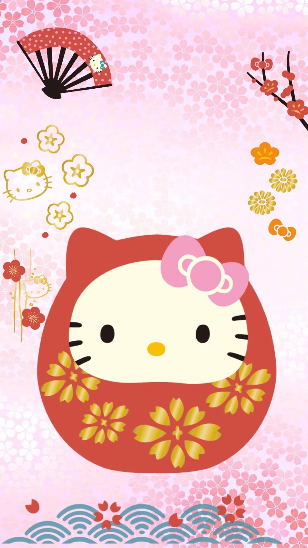Hello Kitty ♥ Daruma ♥. Hello kitty picture, Hello kitty wallpaper, Hello kitten