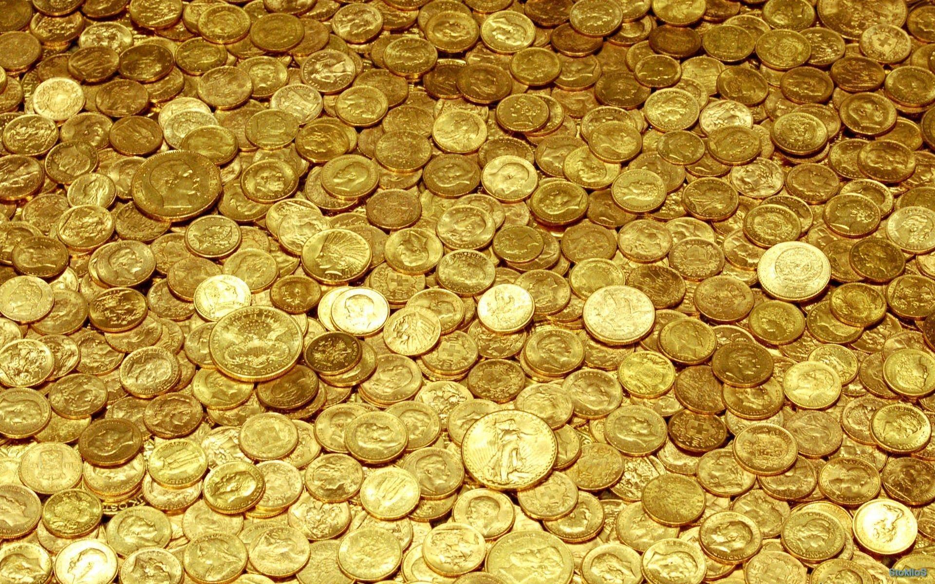 Gold Coins Wallpaper Free Gold Coins Background