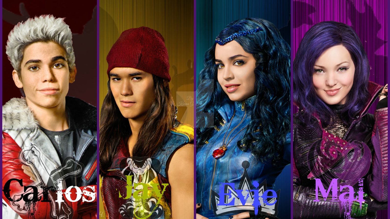 Free download Disney Descendants Carlos Jay Evie and Mal by KariaHearts56789 on [1600x941] for your Desktop, Mobile & Tablet. Explore Evie From Descendants Wallpaper. Mal and Evie Wallpaper