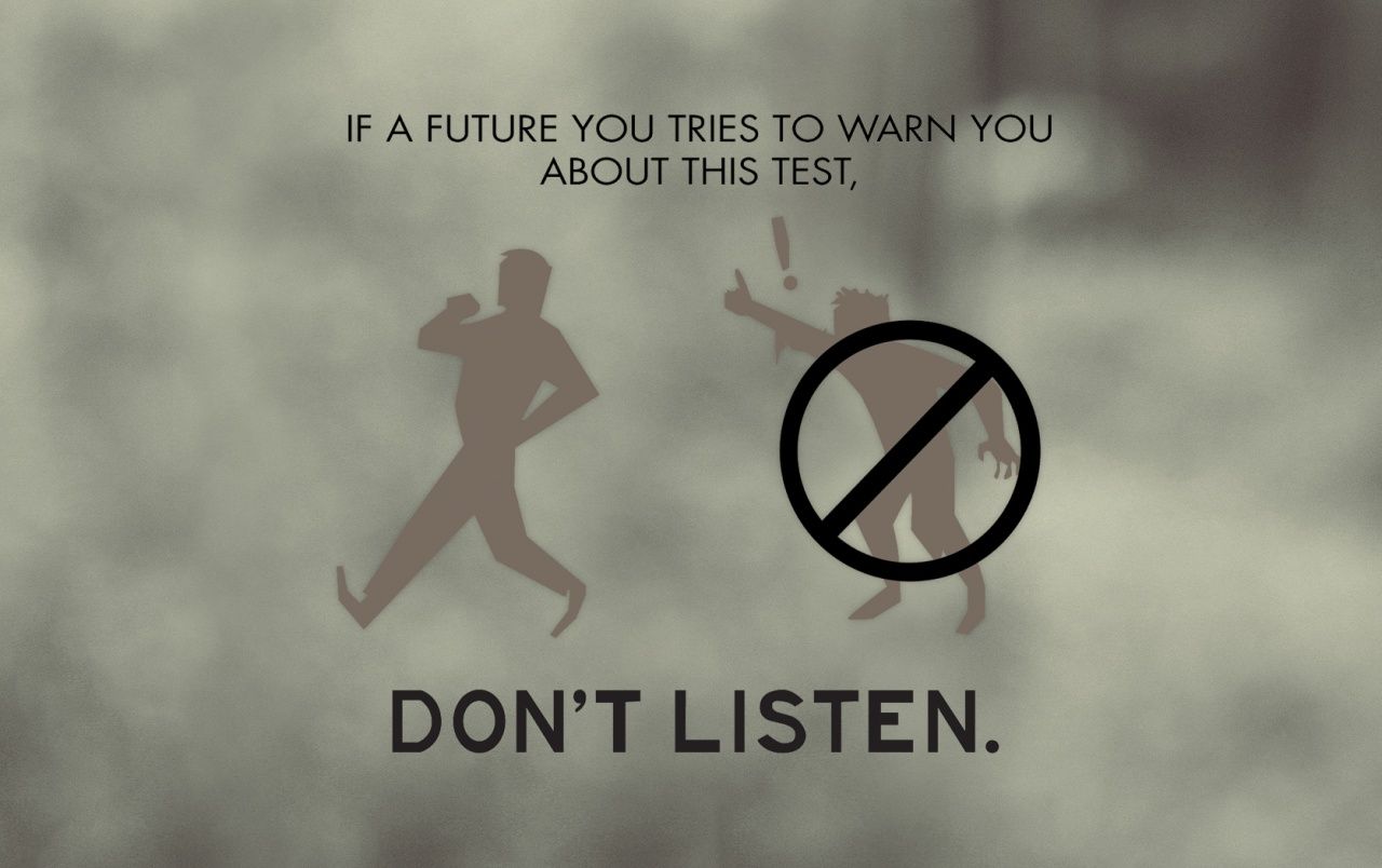 DO NOT LISTEN wallpaper. DO NOT LISTEN