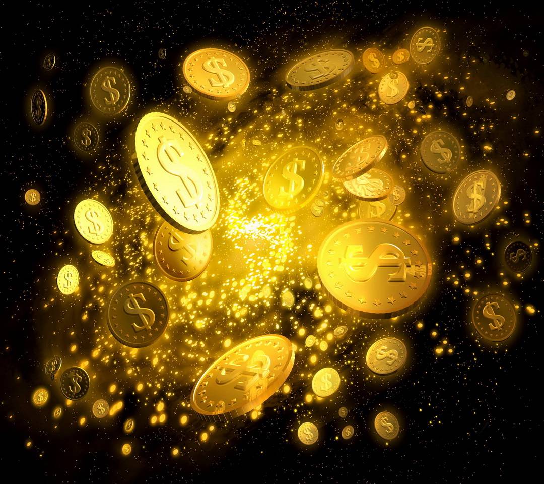 Golden Coins wallpaper