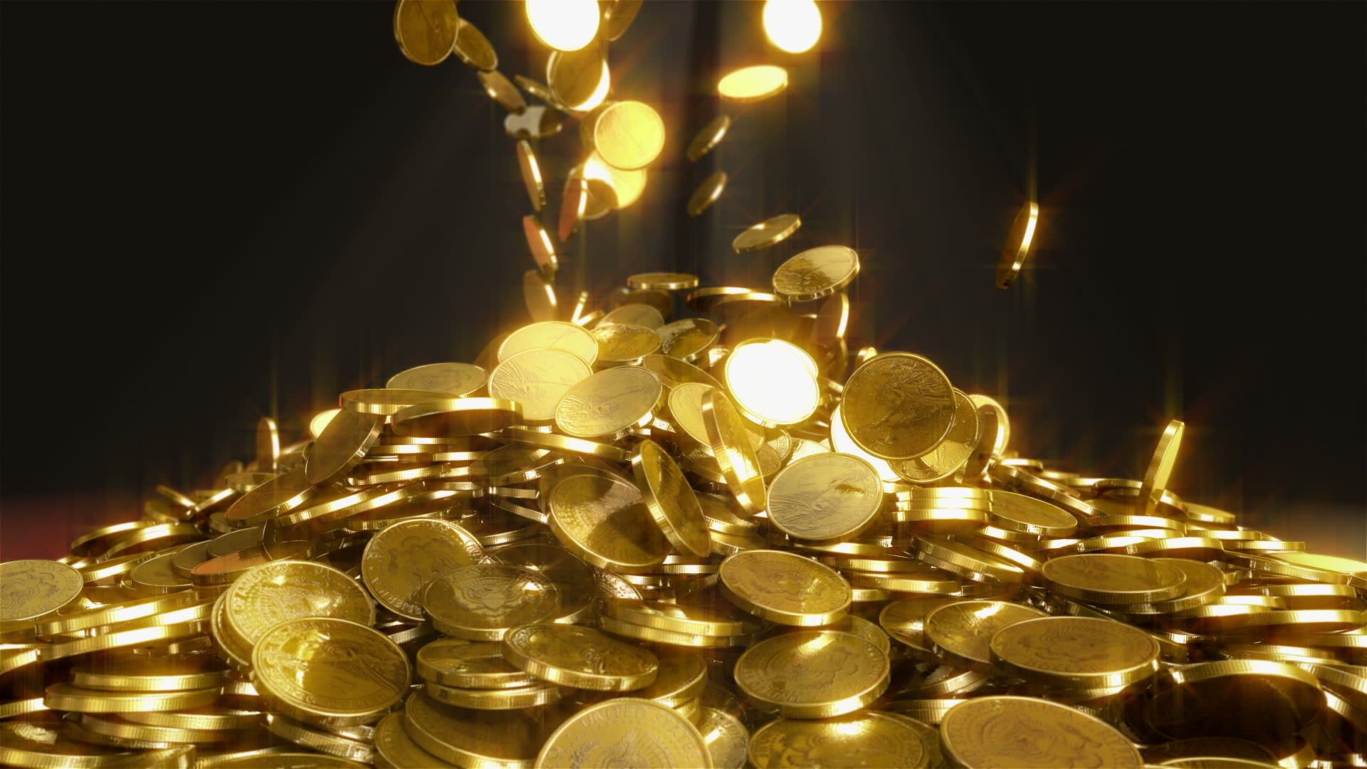 1080p Gold Coins Wallpaper HD