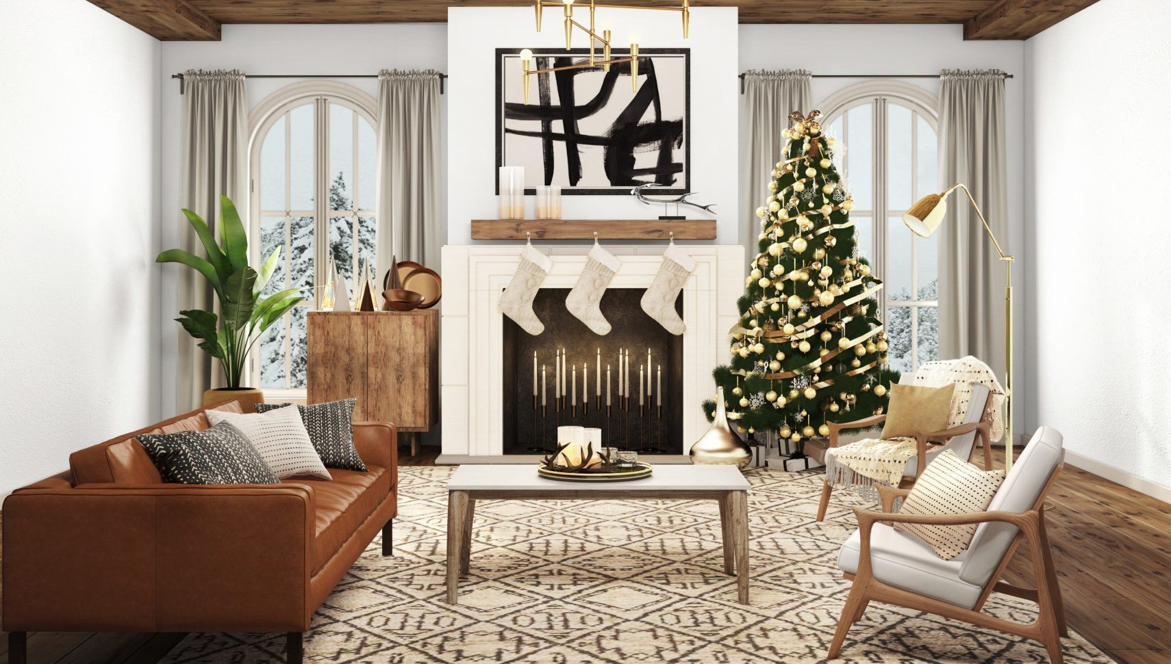 Deck the Halls with These Festive Zoom Background. Havenly's Blog!