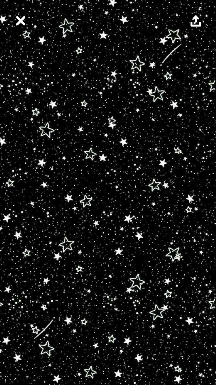 Cute Black And White Galaxy Wallpaper