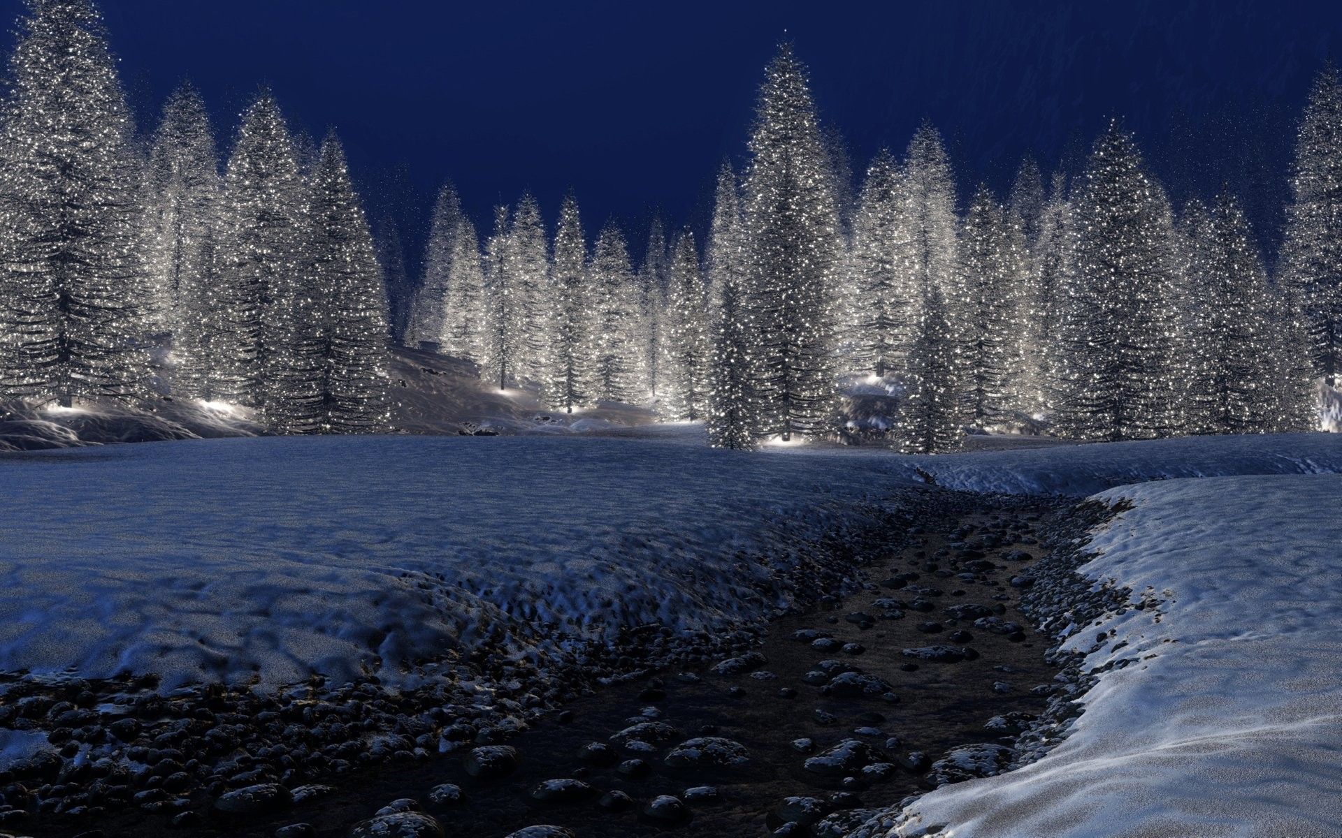 3D Winter Wallpaper Image. Winter picture, Picture, Landscape