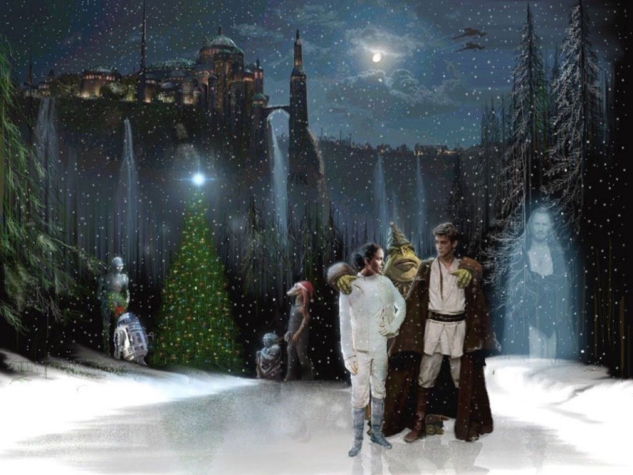 Cool Christmas Star Wars Wallpapers - Wallpaper Cave