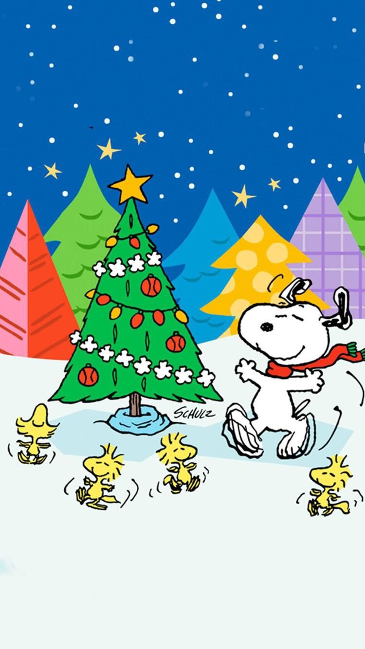 Cartoon Christmas Holidays Christmas Snoopy Gif Wallpaper & Background Download