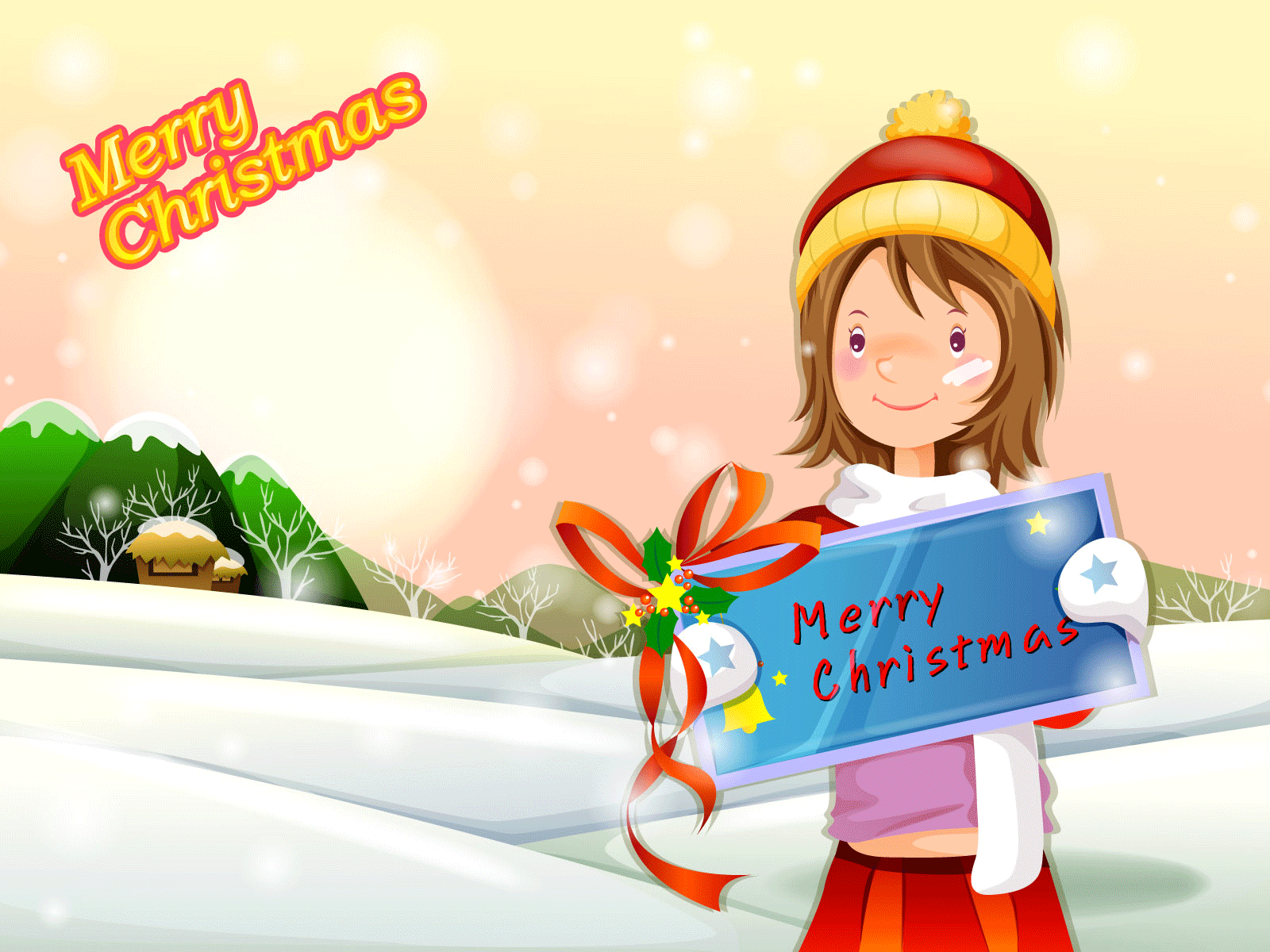 Christmas Cartoon Wallpaper