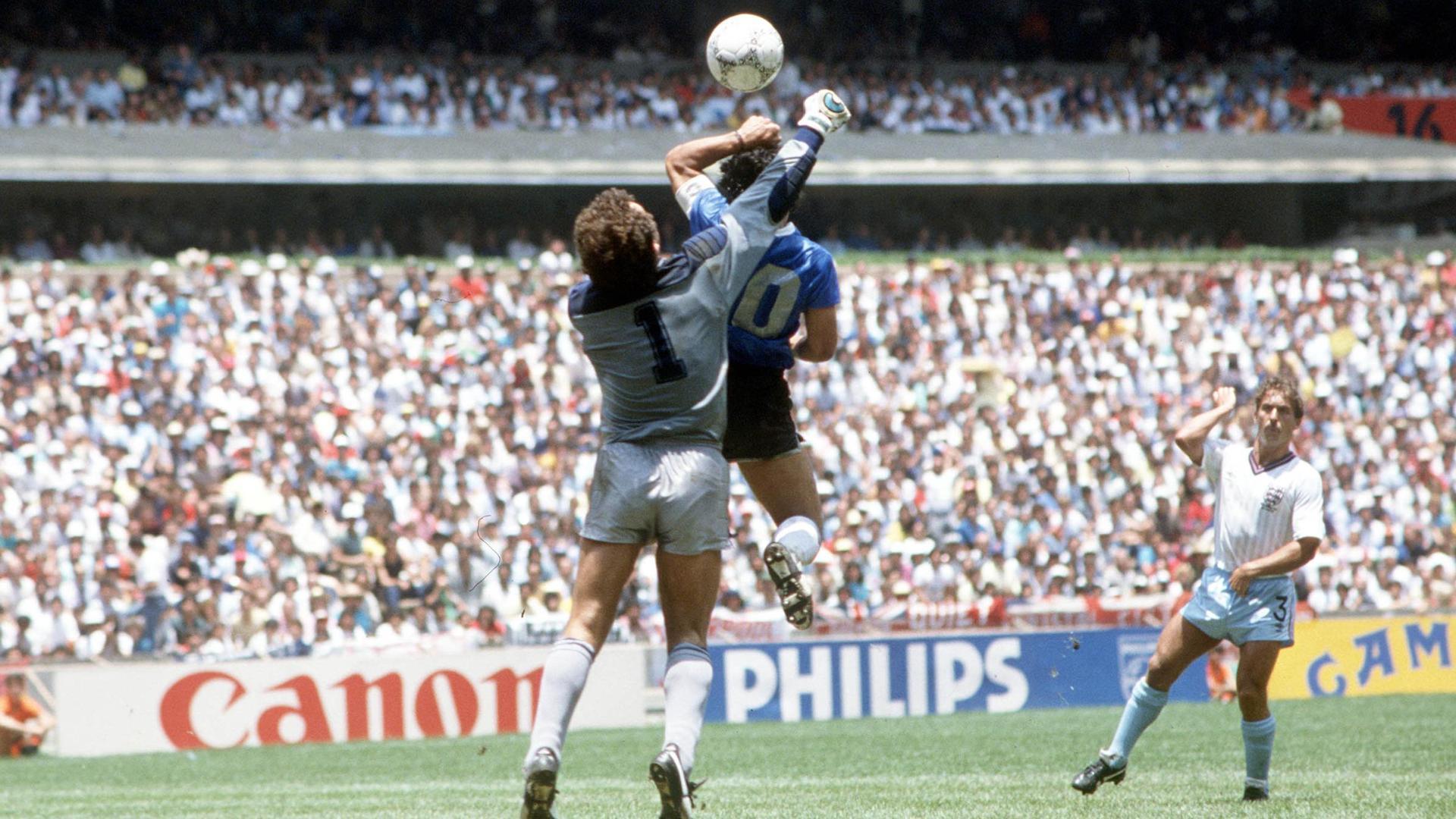 Download wallpaper goal, Maradona, The Hand Of God, The Hand of God, section sports in resolution 1920x1080