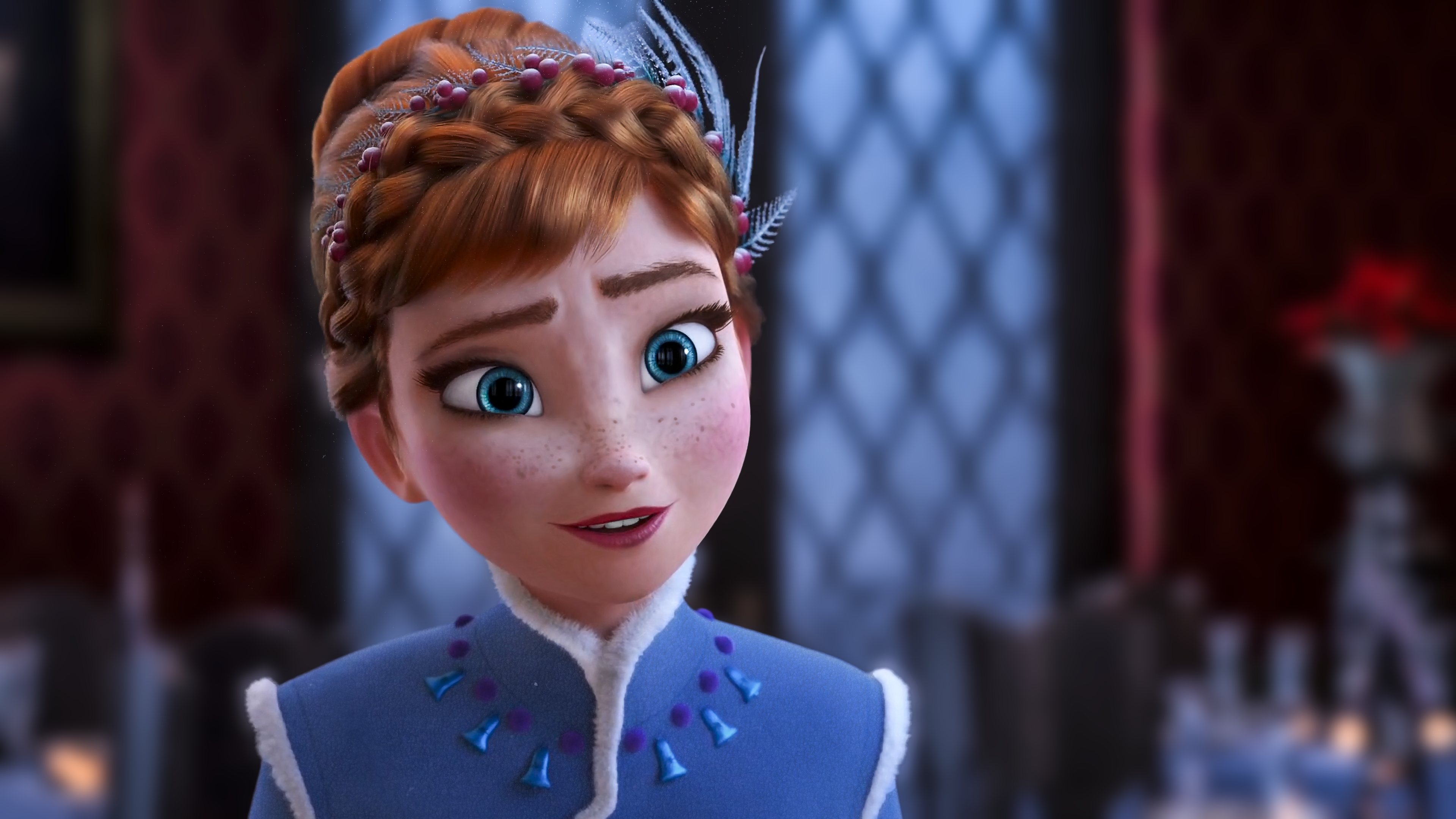 Anna Olaf's Frozen Adventure HD Wallpaper