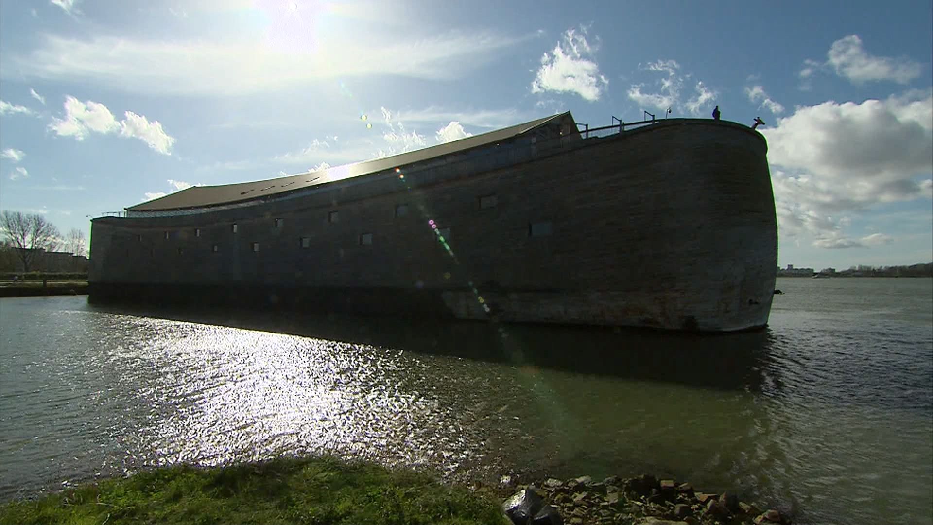 Life Size Noah's Ark Replica Draws Tourists In Netherlands