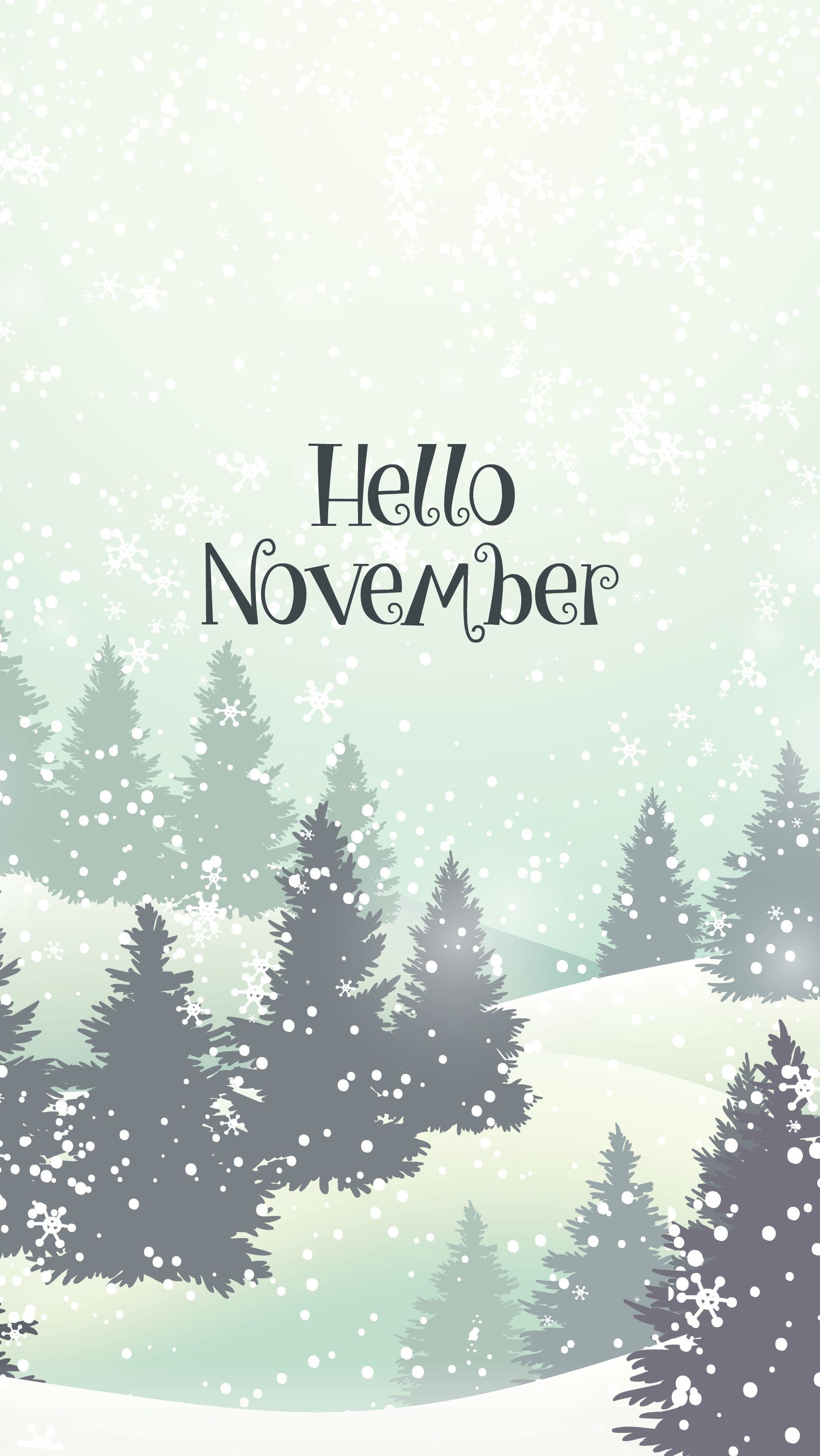 November. Calendar wallpaper, Background phone wallpaper, Fall wallpaper