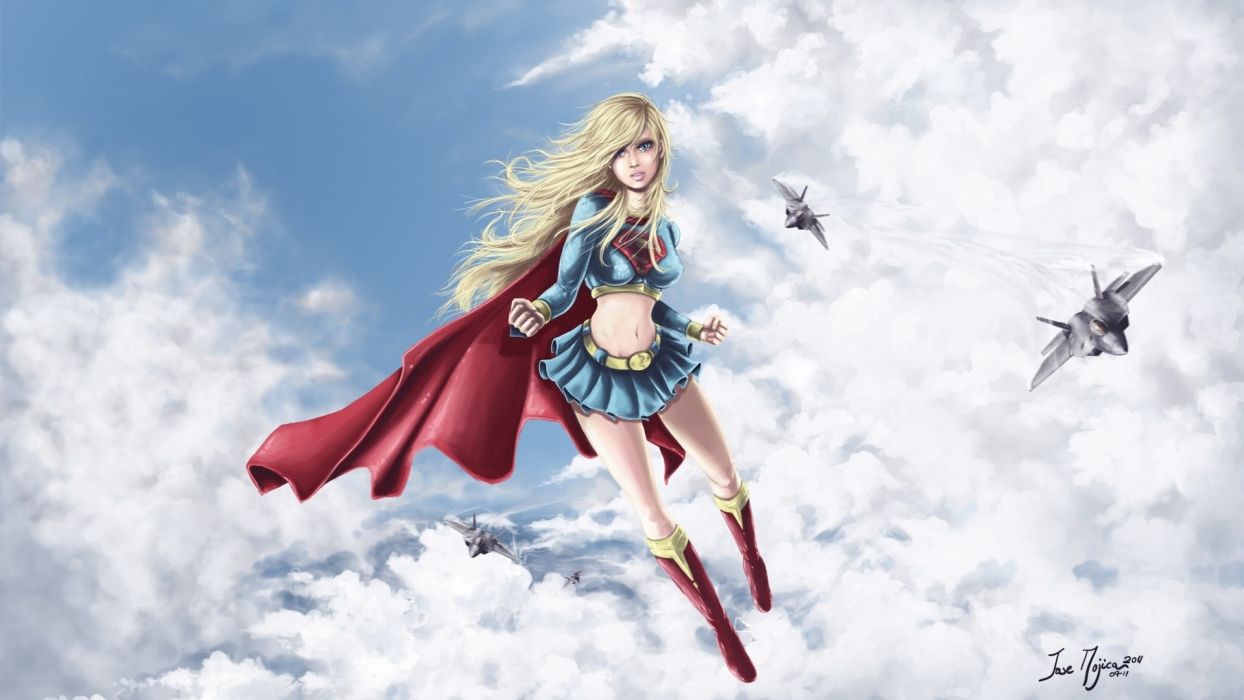 Supergirl D C Superhero Comic Girl Girls Wallpaperx1080