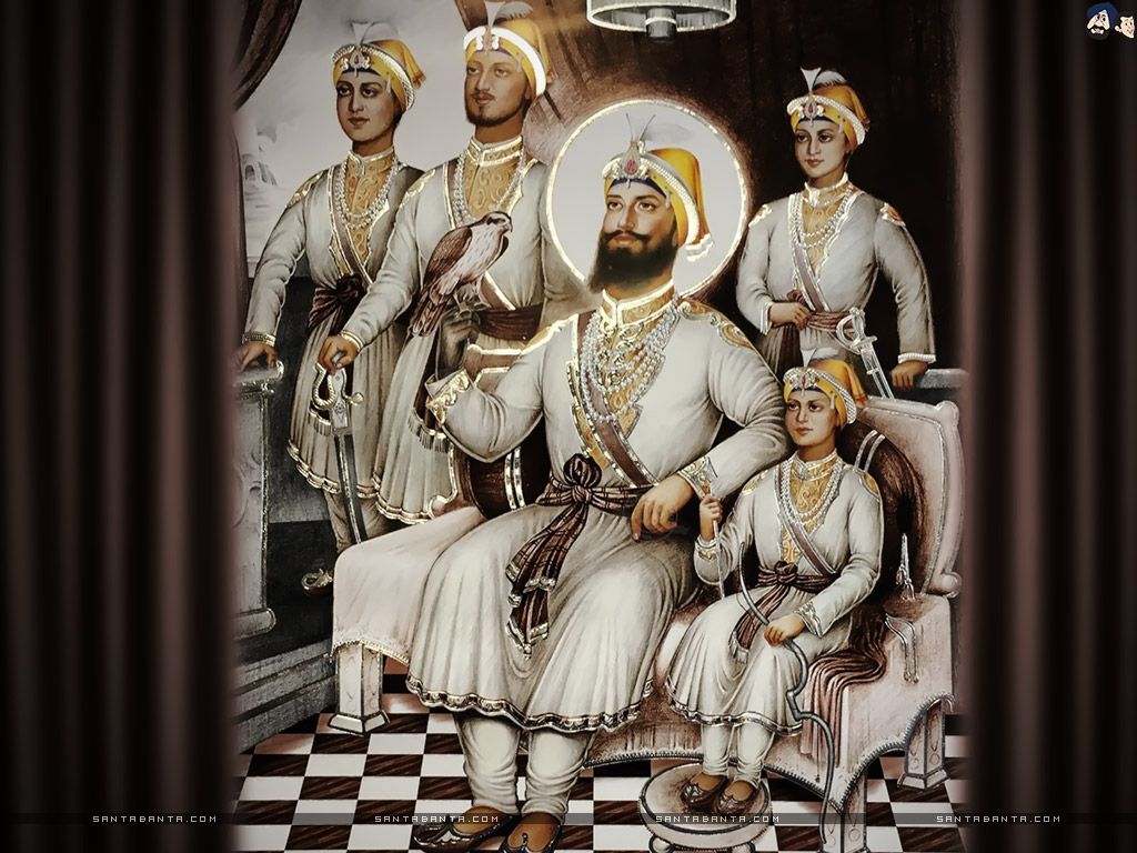 Guru Gobind Singh Ji Gobind Singh Chaar Sahibzaade HD Wallpaper