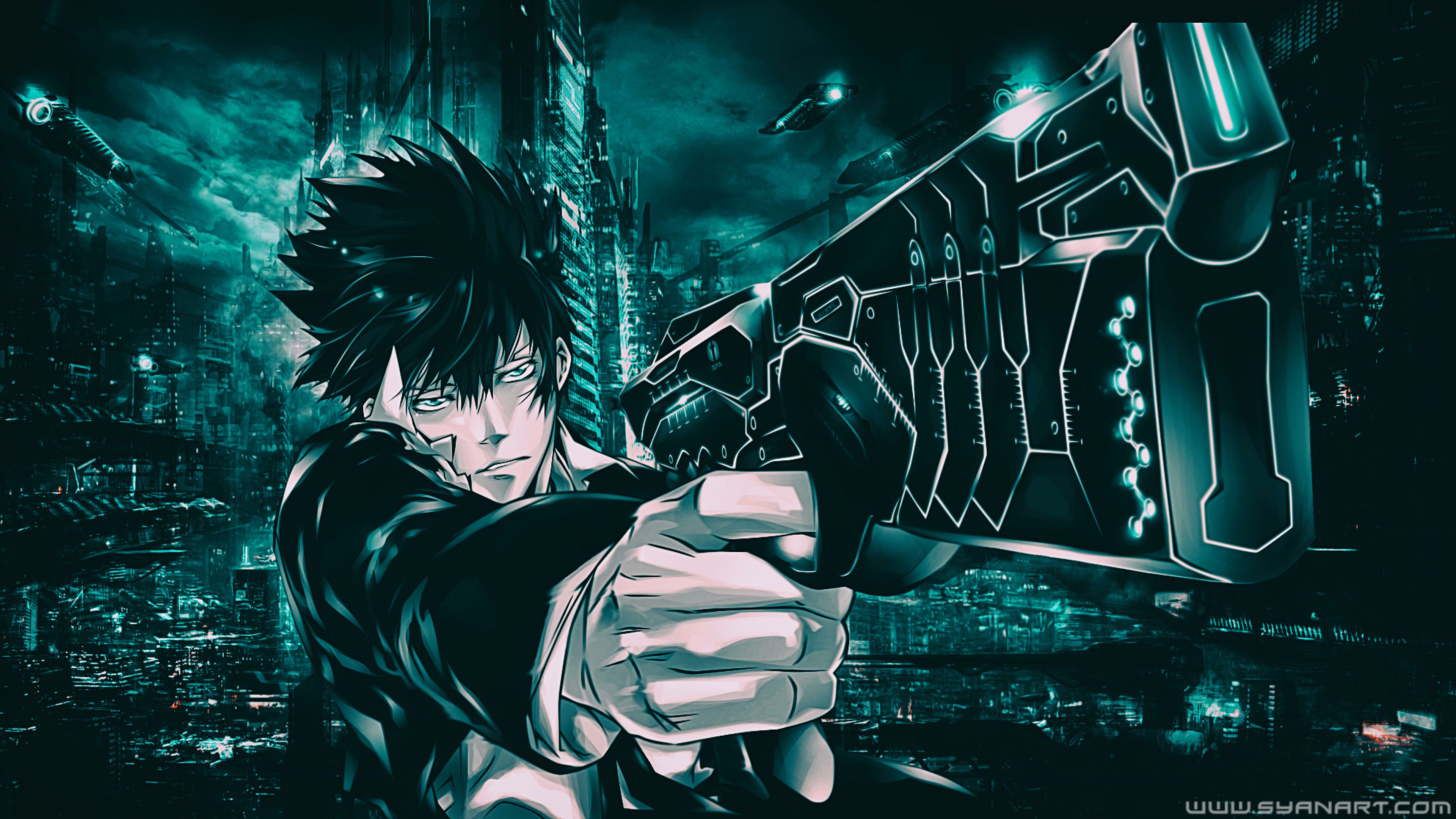 Shinya Kogami From Psycho Pass 4K Wallpaper, HD Anime 4K Wallpaper, Image, Photo And Background