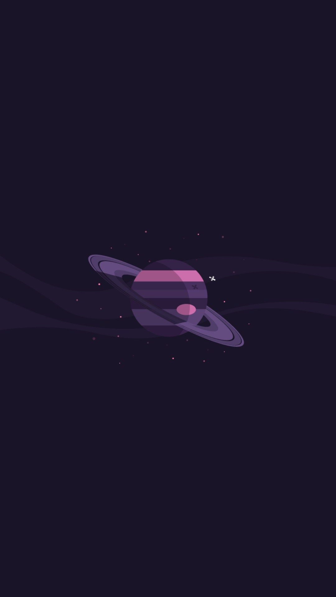 Minimalist planet wallpapers : iphonewallpapers