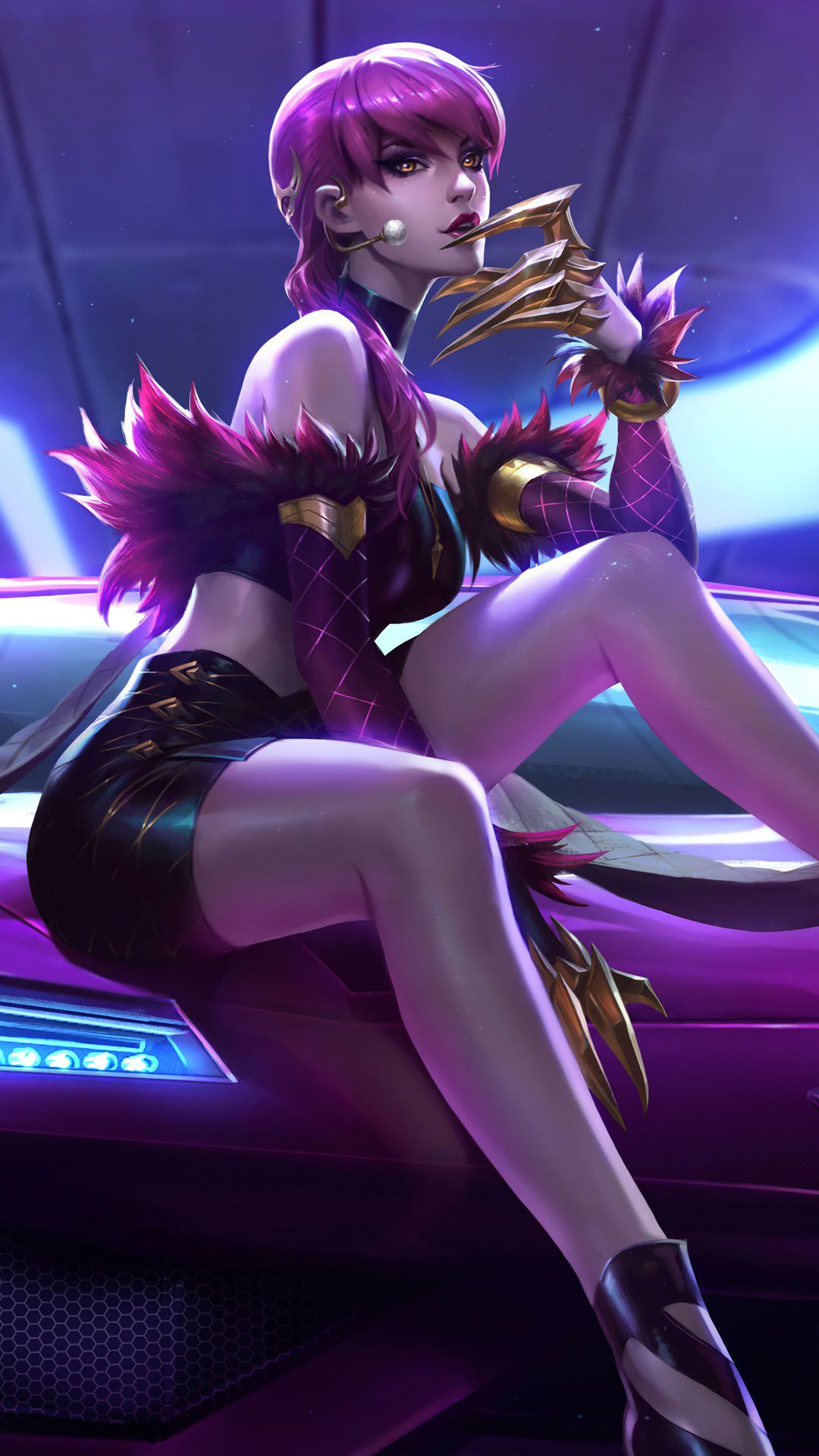 Kda Evelynn Mobile Wallpapers Wallpaper Cave 3117