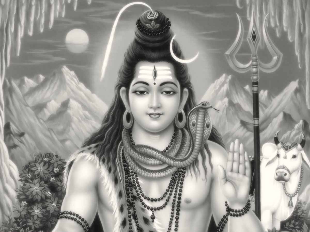 Lord Shiva Black And White Wallpapers - Wallpaper Cave