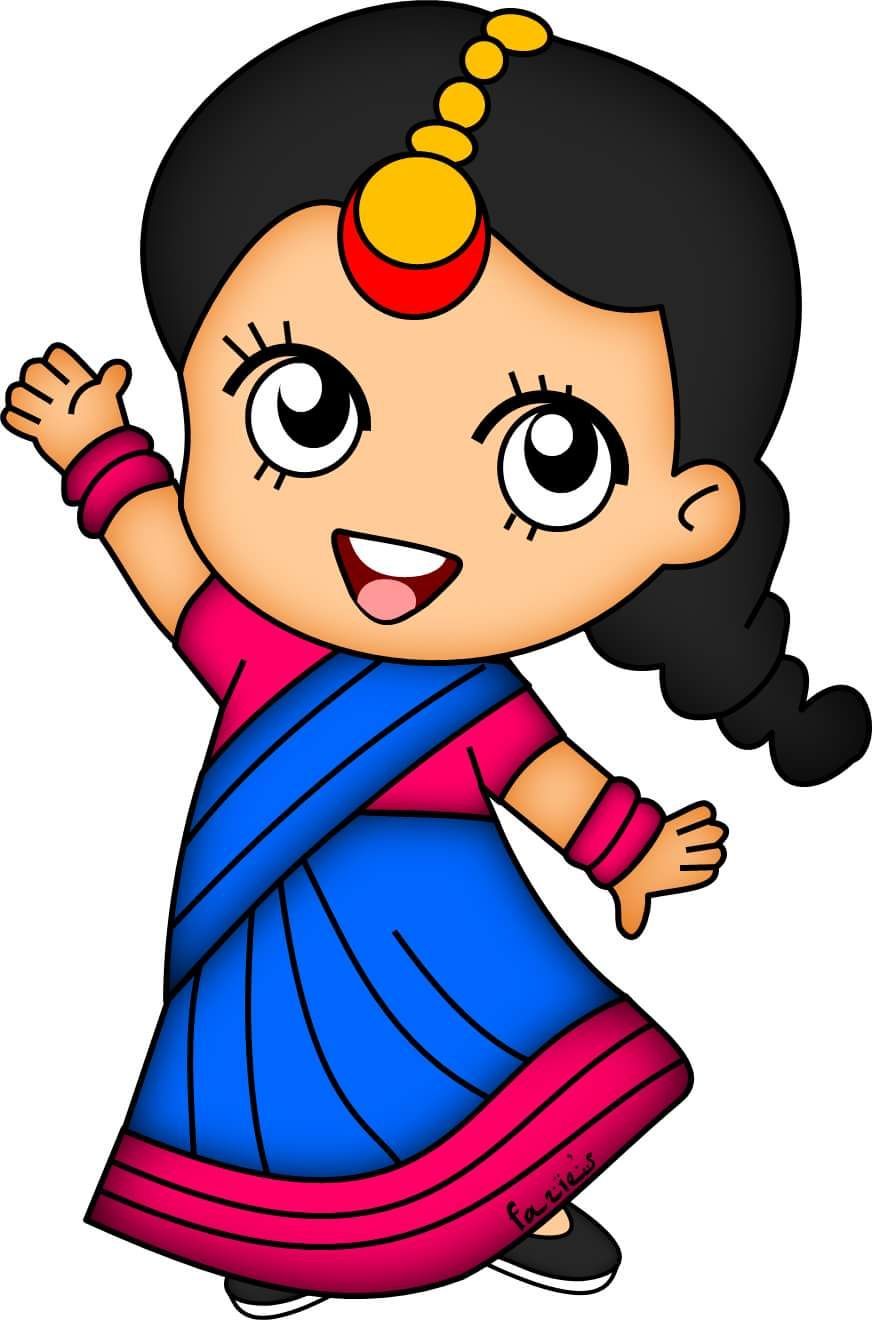 14379748_302139780153049_6784960150512656117_o. (872×1320). Art drawings simple, Doodle girl, Indian art paintings