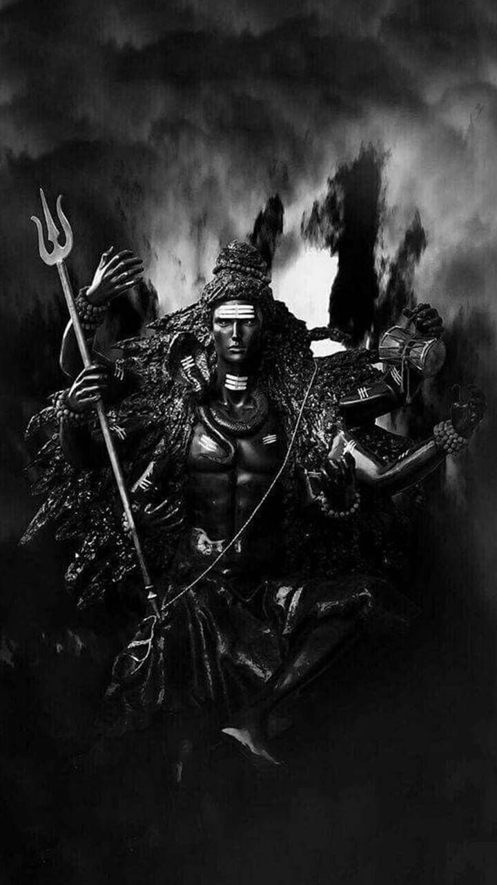 Lord Shiva Black And White Wallpapers Wallpaper Cave