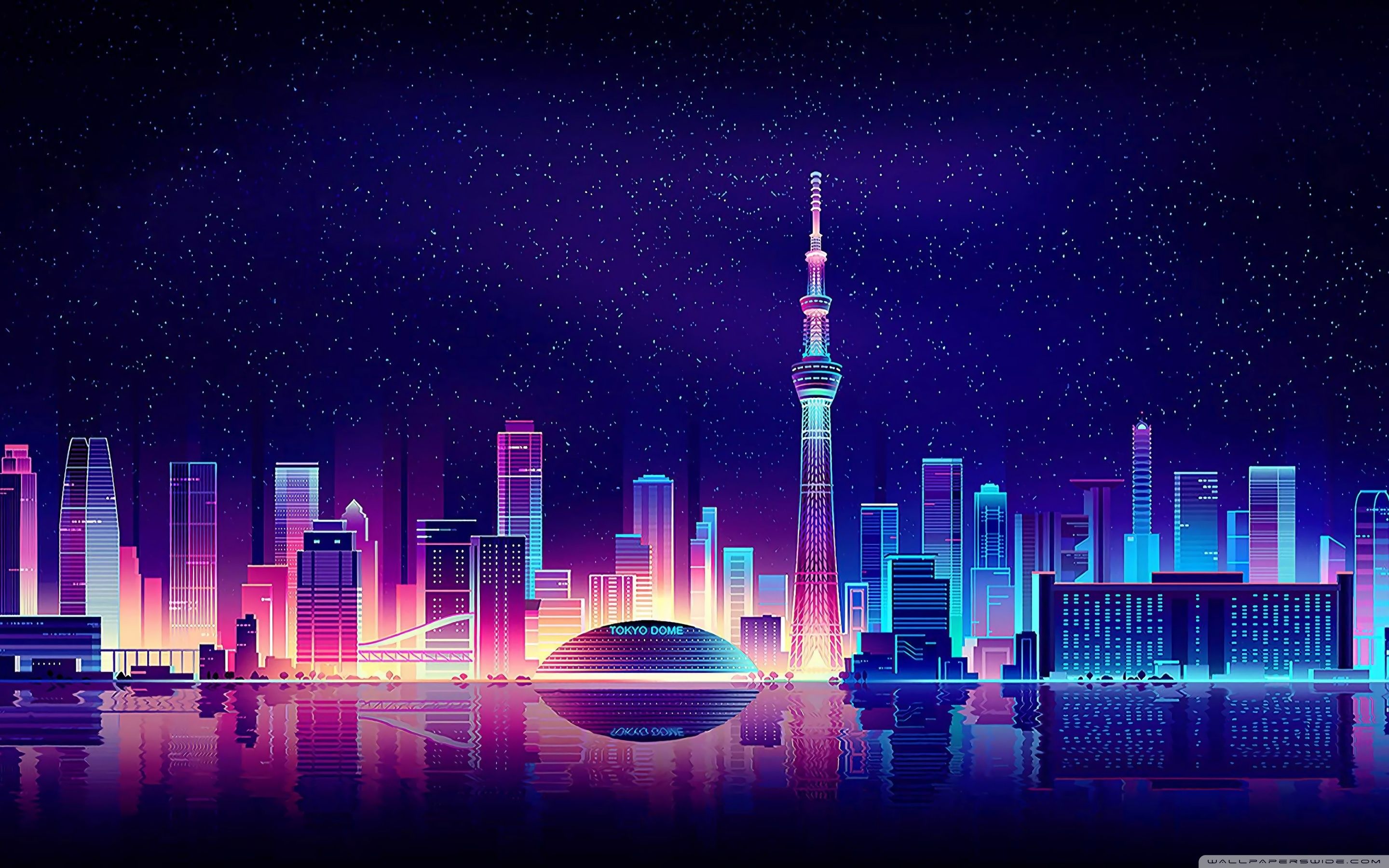 City Illustration Ultra HD Desktop Background Wallpaper for 4K UHD TV, Widescreen & UltraWide Desktop & Laptop, Multi Display, Dual Monitor, Tablet