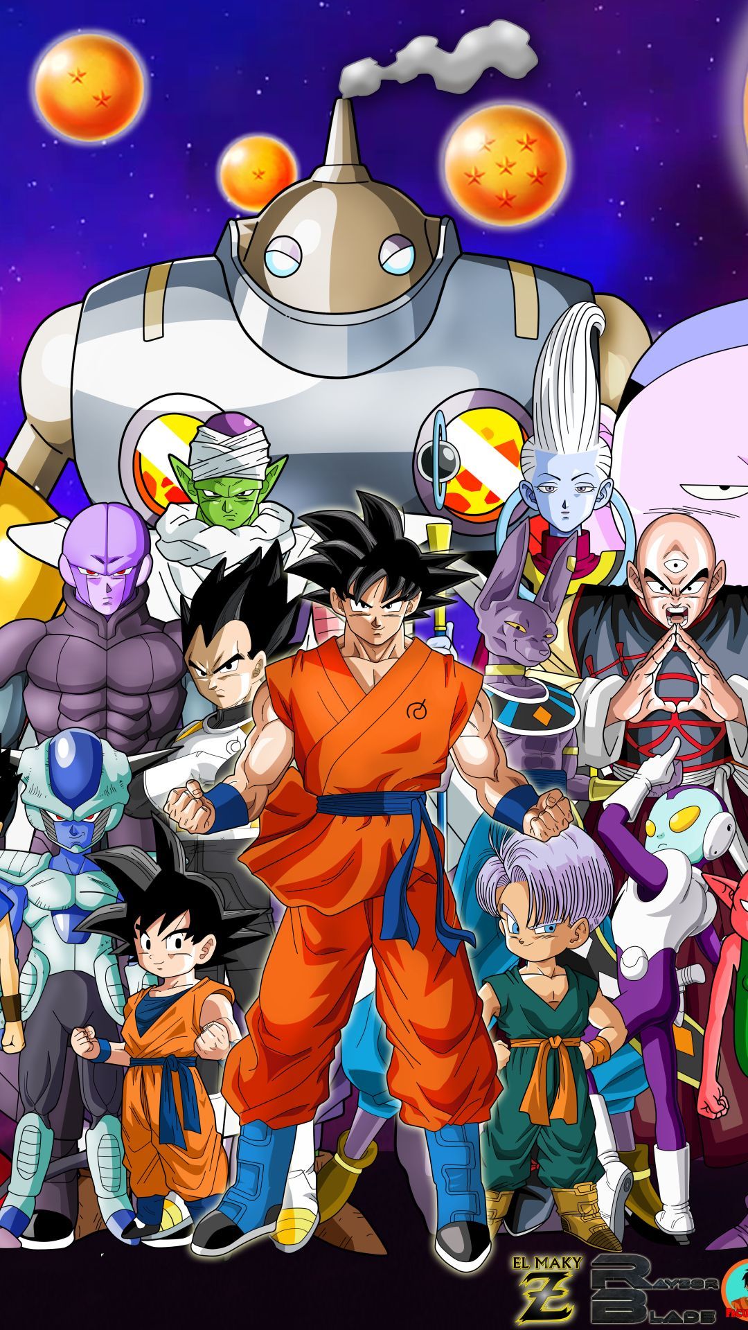 Download Unlock the power of Dragon Ball on your iPhone Wallpaper