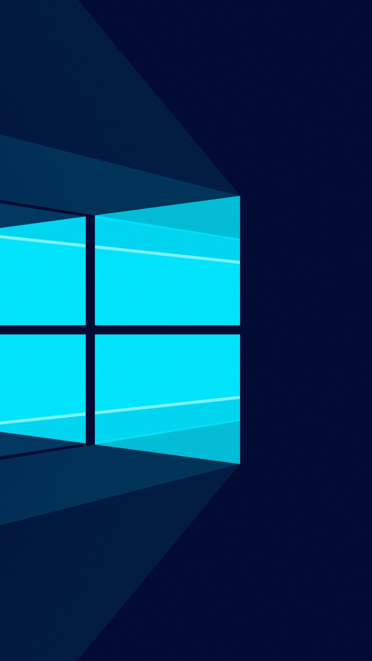 Windows 10 4K Wallpaper, Microsoft Windows, Minimalist, Blue background, Technology