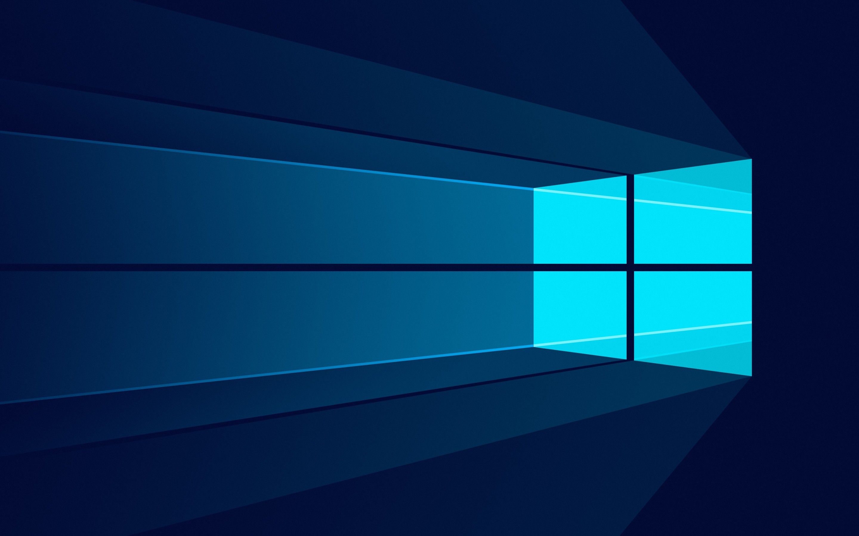 Windows 10 4K Wallpaper, Microsoft Windows, Minimalist, Blue background, Technology,