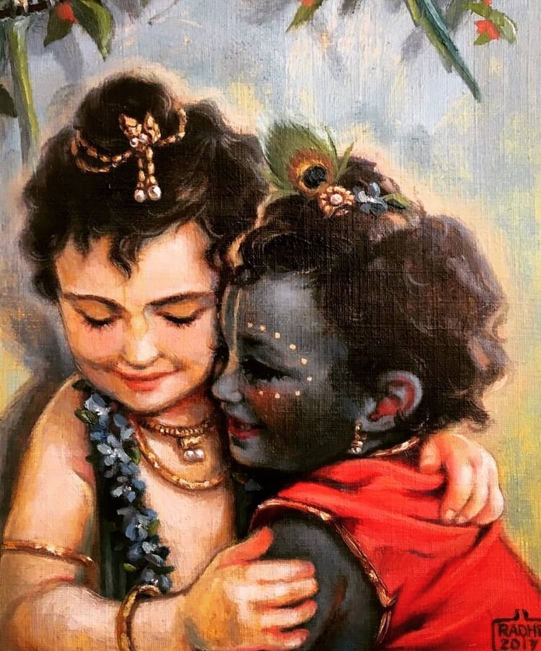 Sri Krishna .Balram. Pure Brotherly love #shreekrishna #krishna #balram #brothers #divine #love #divinelove #childhood. Krishna sudama, Krishna love, Krishna