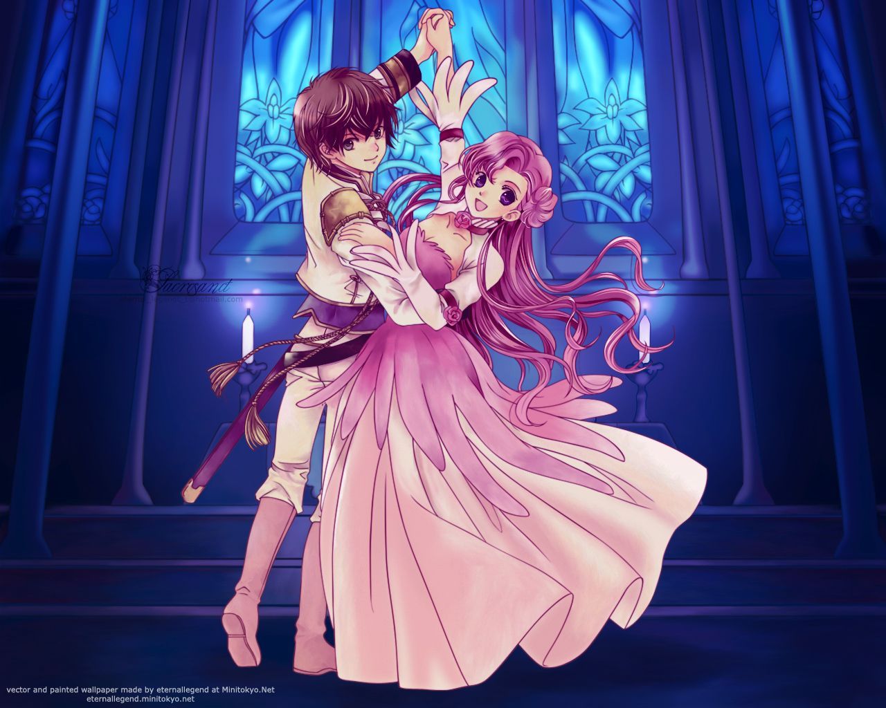 Anime Boy And Girl Dancing