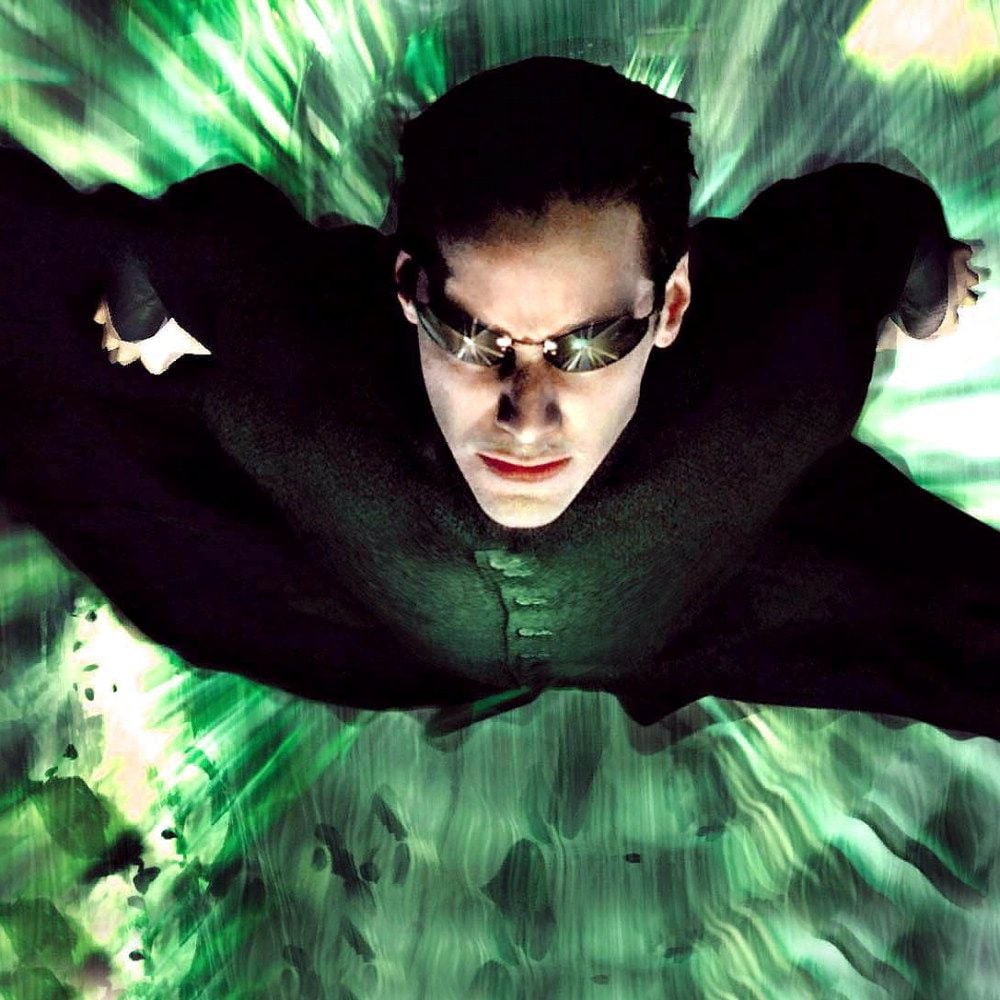 The Matrix Neo Flying