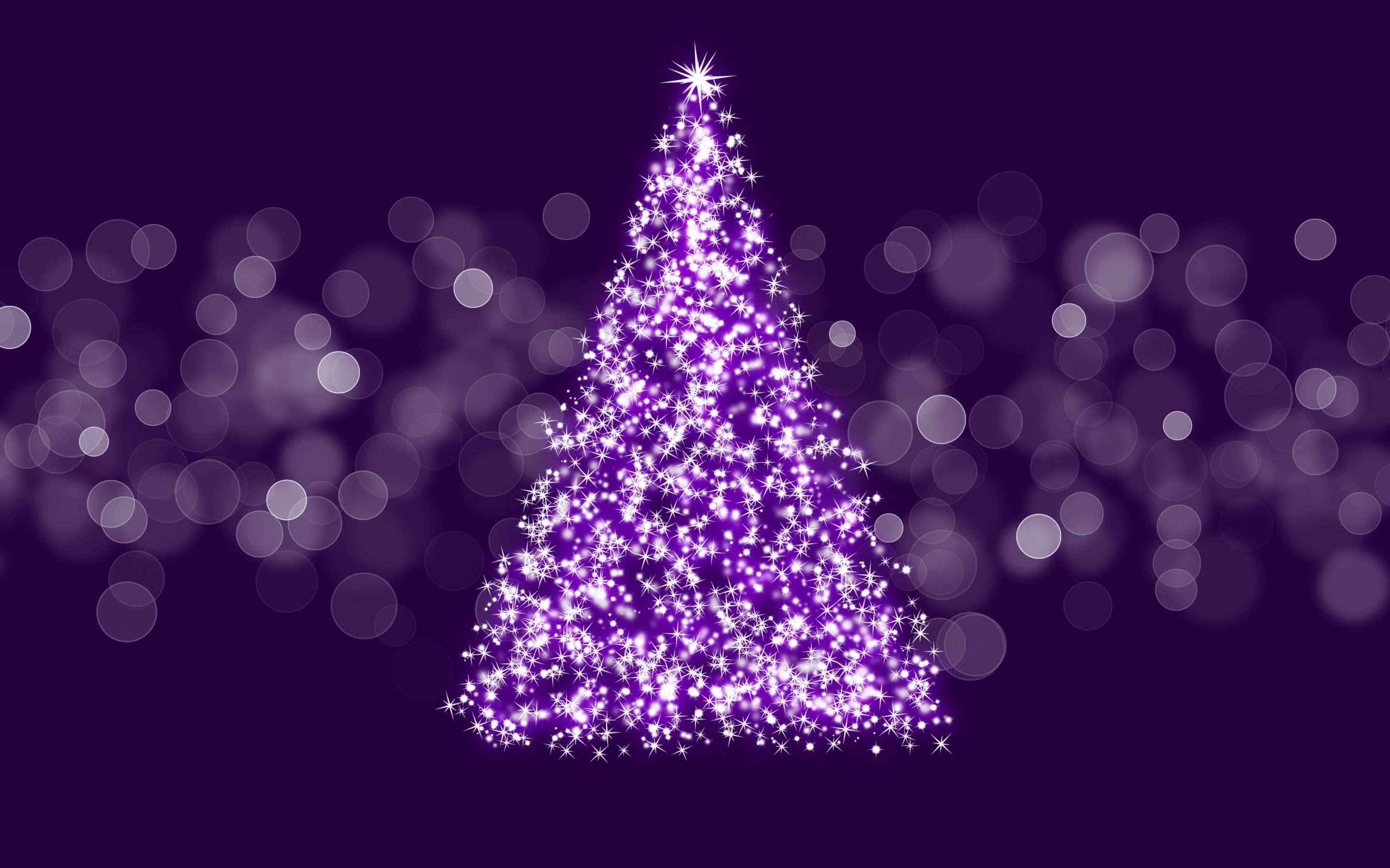 Purple Christmas Wallpaper