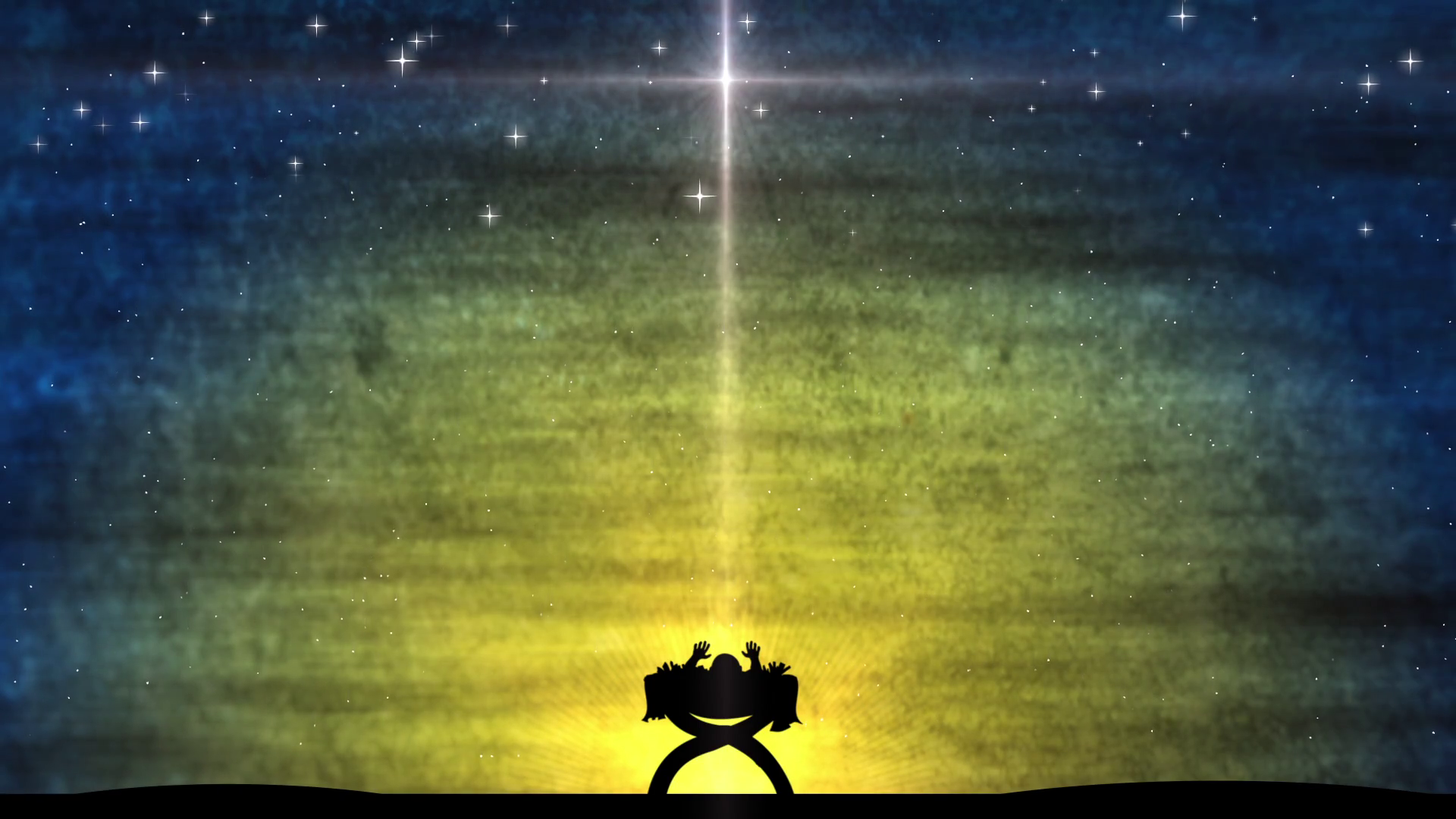 Miracle Of Jesus Birth. Baby In Manger Christmas Motion Background Motion Background