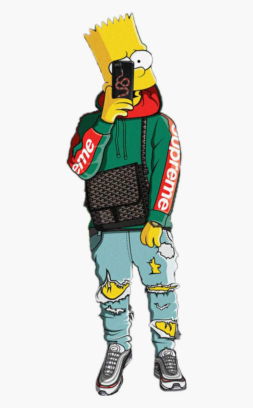 Download Bart Simpson Swag High Wallpaper
