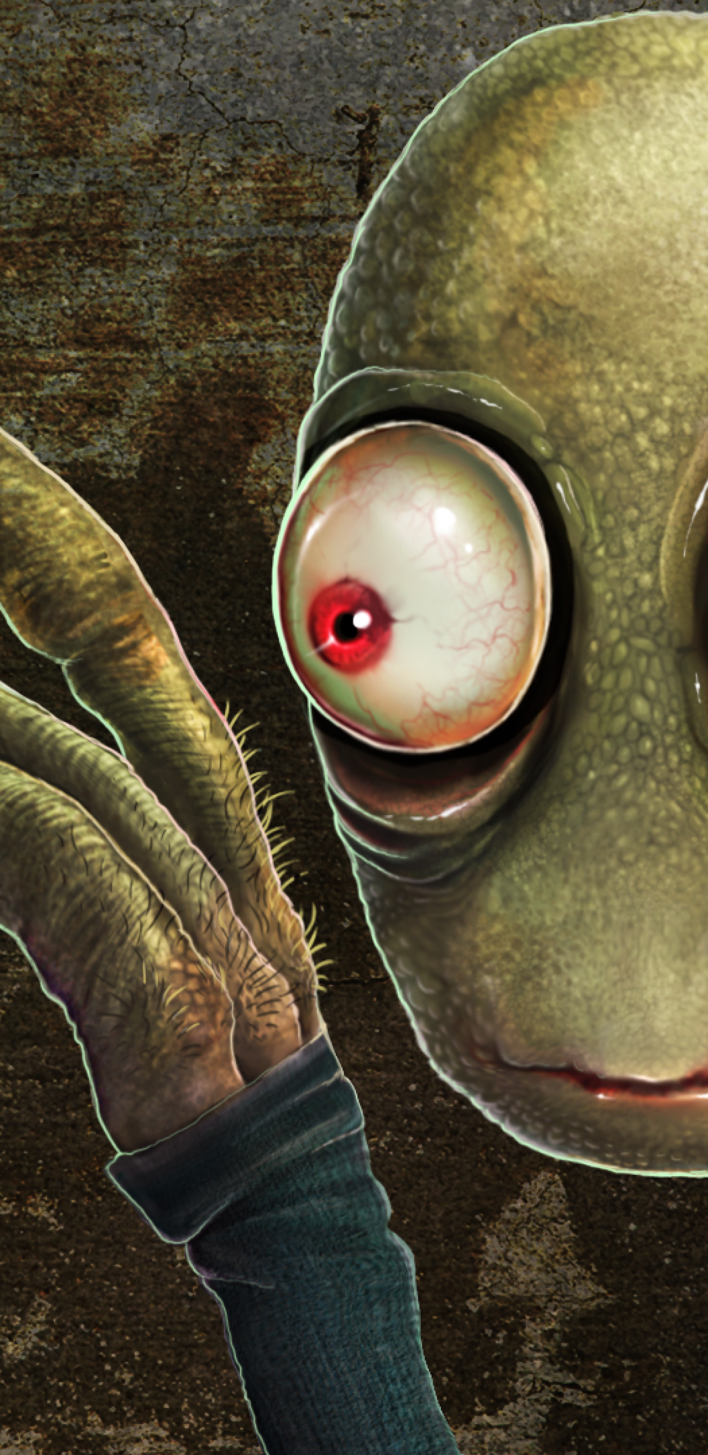 Download 1440x2960 Salad Fingers, Artwork, Creepy Wallpaper for Samsung Galaxy S9, Note 9, S8, S8+, Google Pixel 3 XL