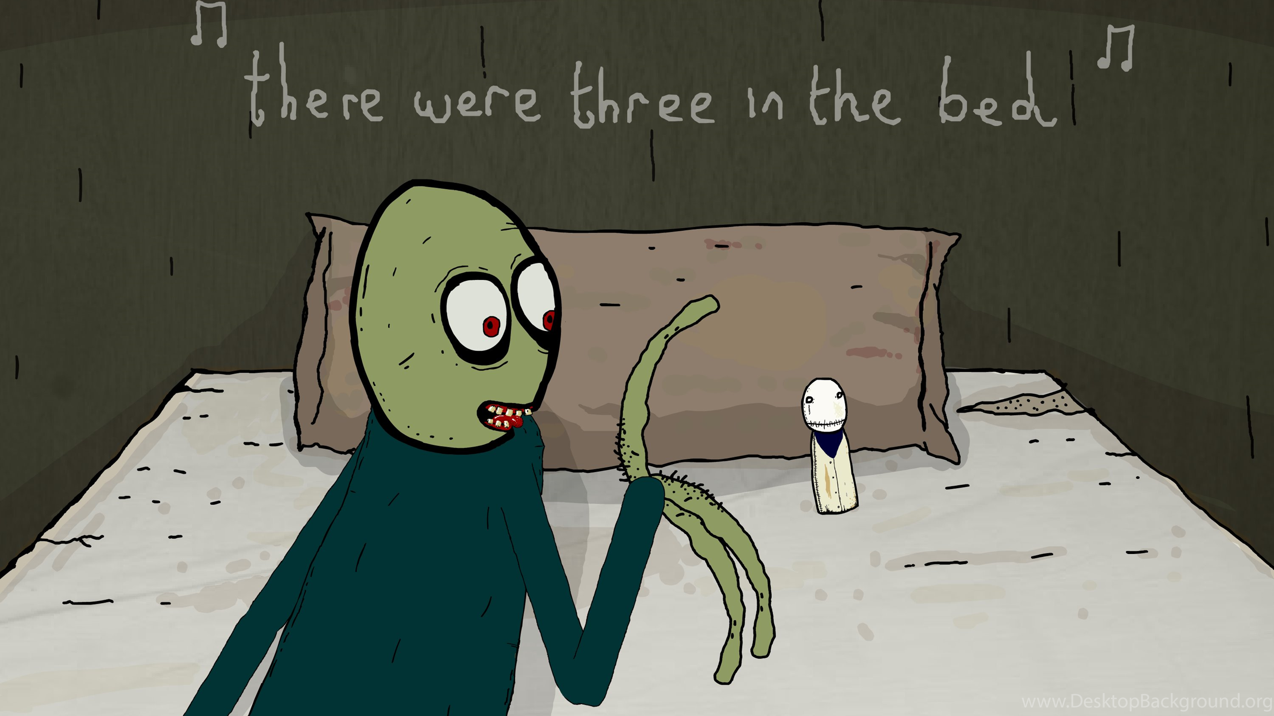 Fat Pie Image Salad Fingers, David Firth, Devvo, Spoilsbury. Desktop Background