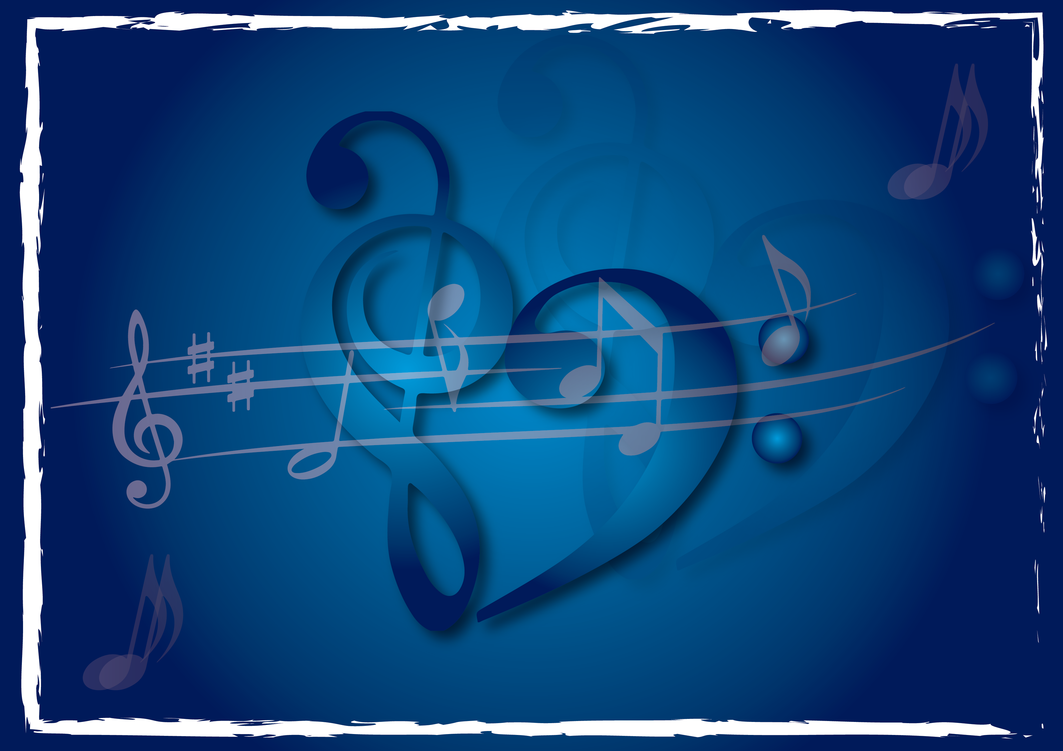 treble clef bass clef heart
