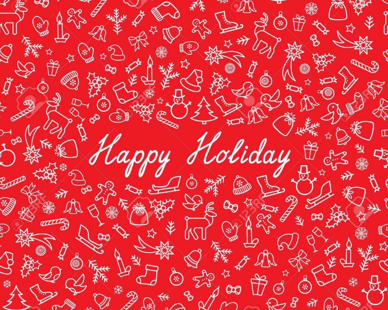 Free download Christmas Icon Seamless Pattern Happy Winter Holiday Wallpaper [1300x1300] for your Desktop, Mobile & Tablet. Explore Happy Holidays Wallpaper. Wallpaper Happy Birthday, Holiday Wallpaper and Background, Free Happy Wallpaper