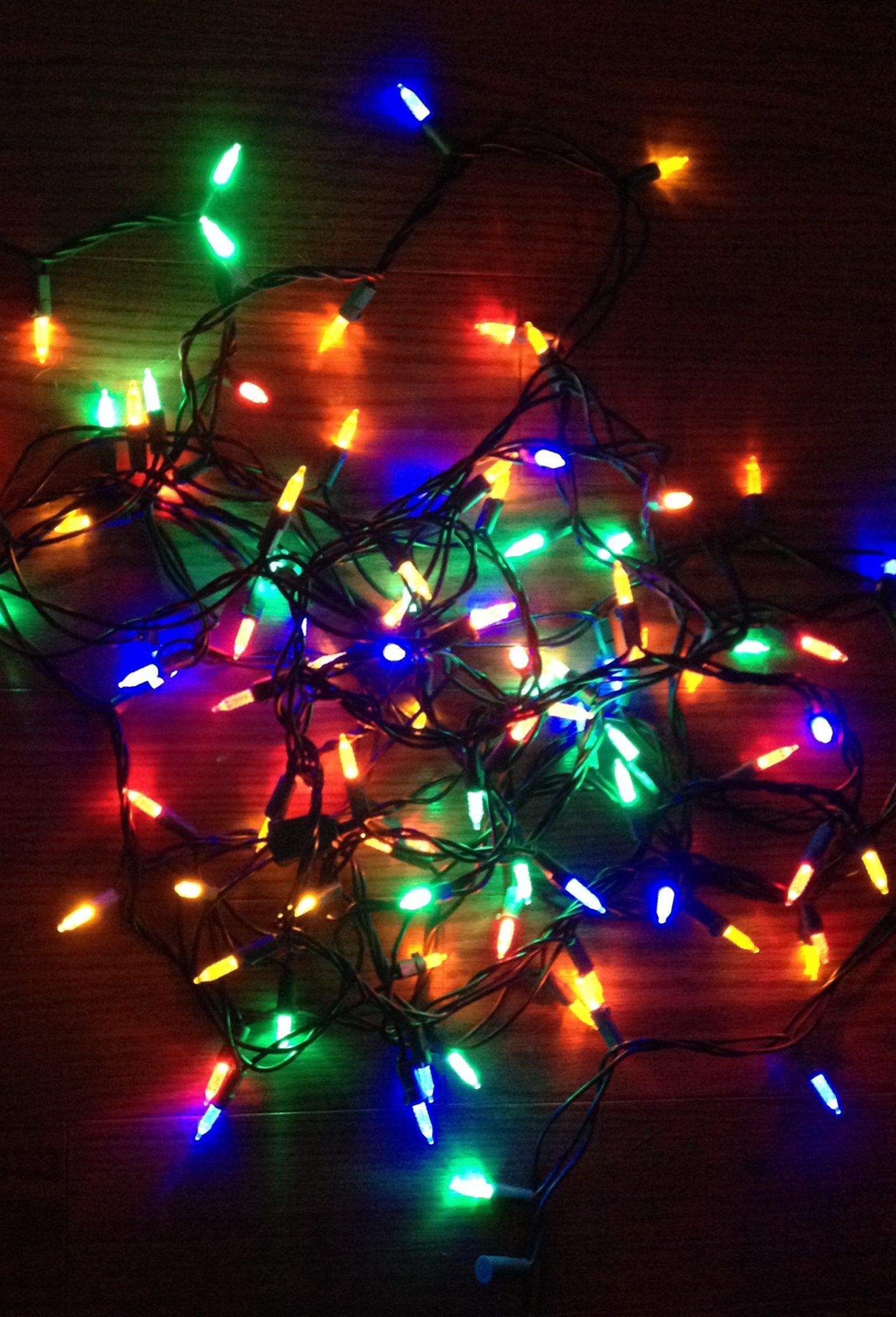 Packing up the Christmas lights. By KimStewart. Christmas lights wallpaper, Christmas, Christmas lights