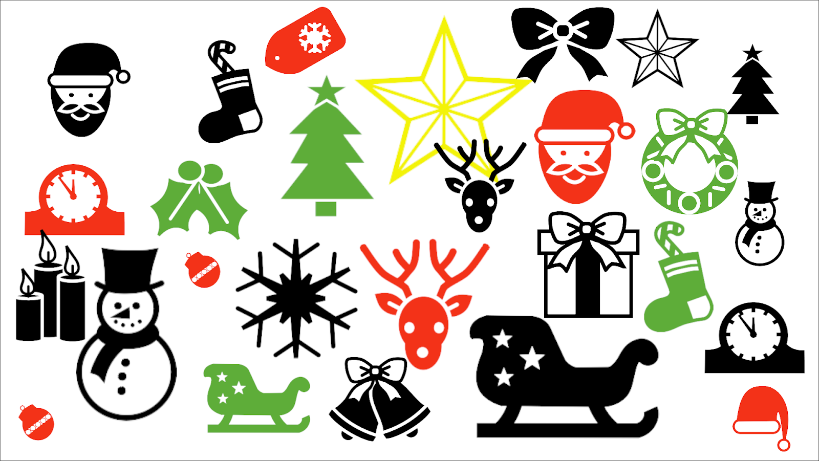 Free Christmas Icon And Gimp Brushes