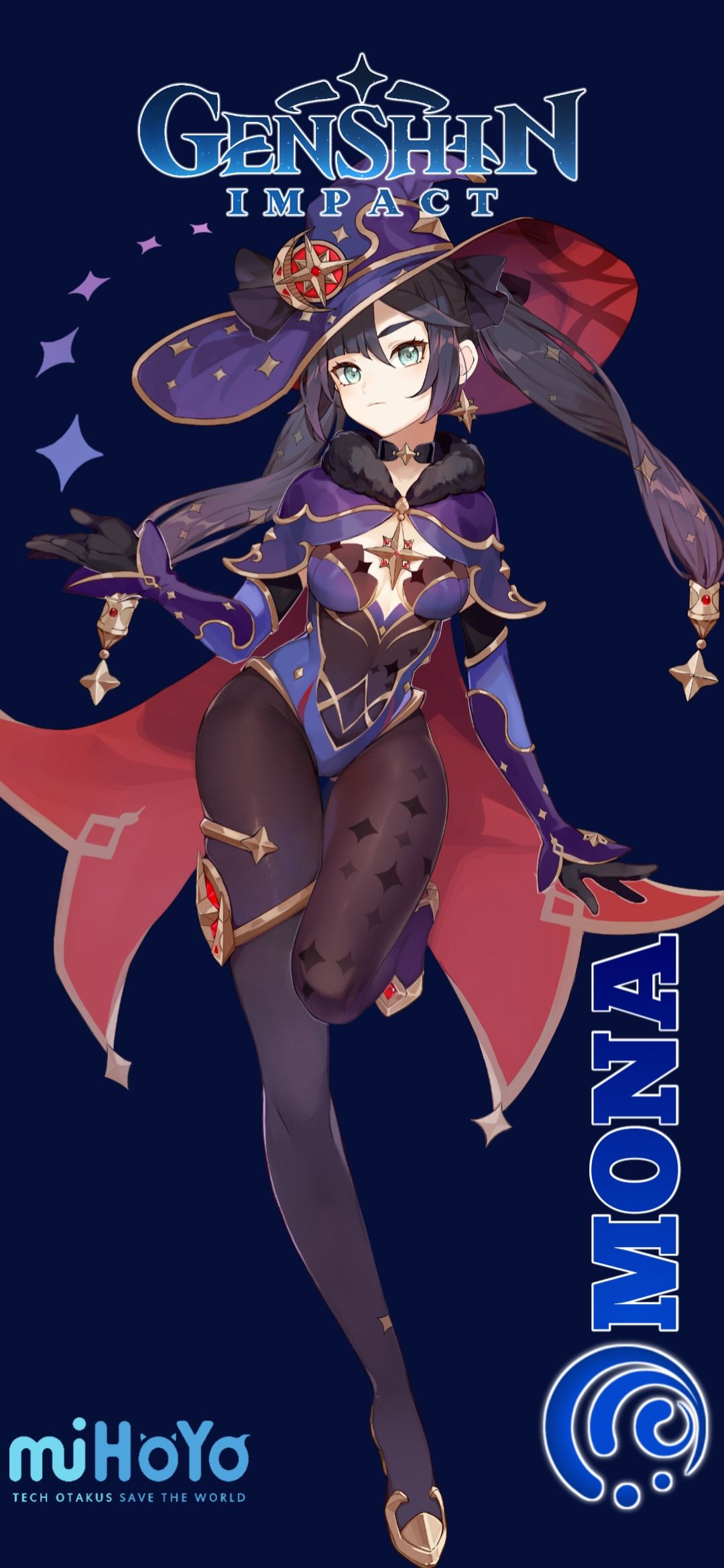 Mona (Genshin Impact) Anime Image Board Mobile