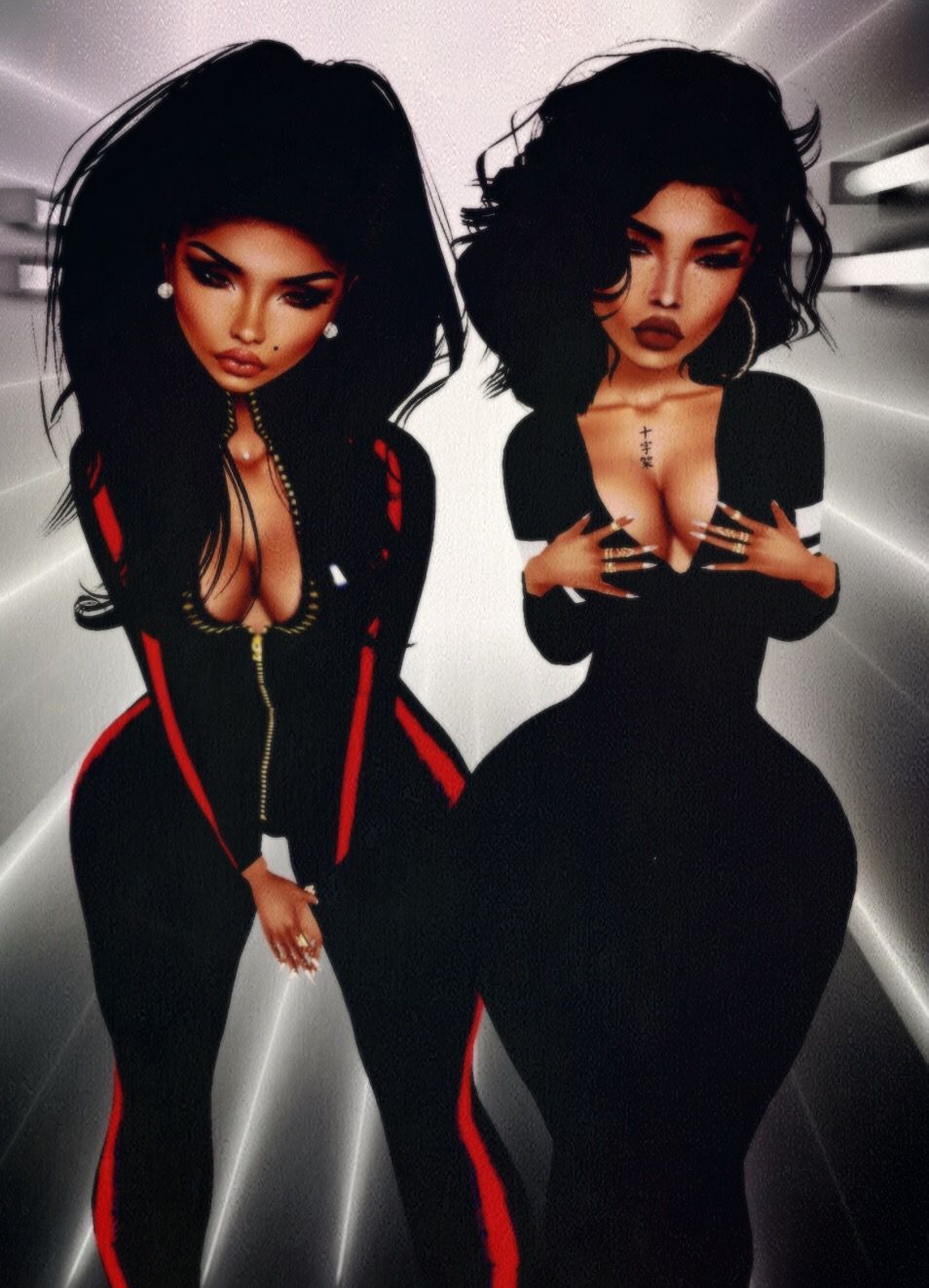 ADD US ON IMVU: and #IMVU. Bratz inspired outfits, Pop art women, Black girls videos