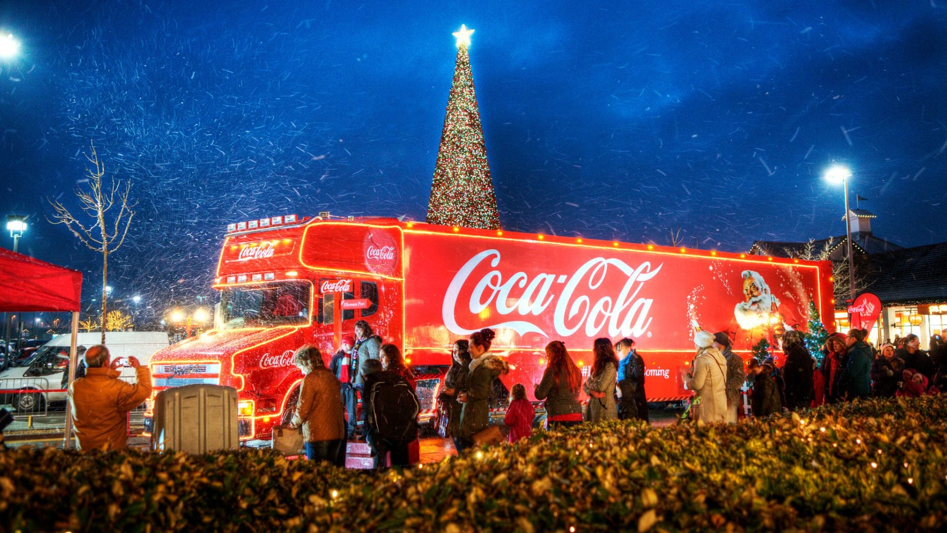 Coca Cola Christmas Truck Wallpapers Wallpaper Cave