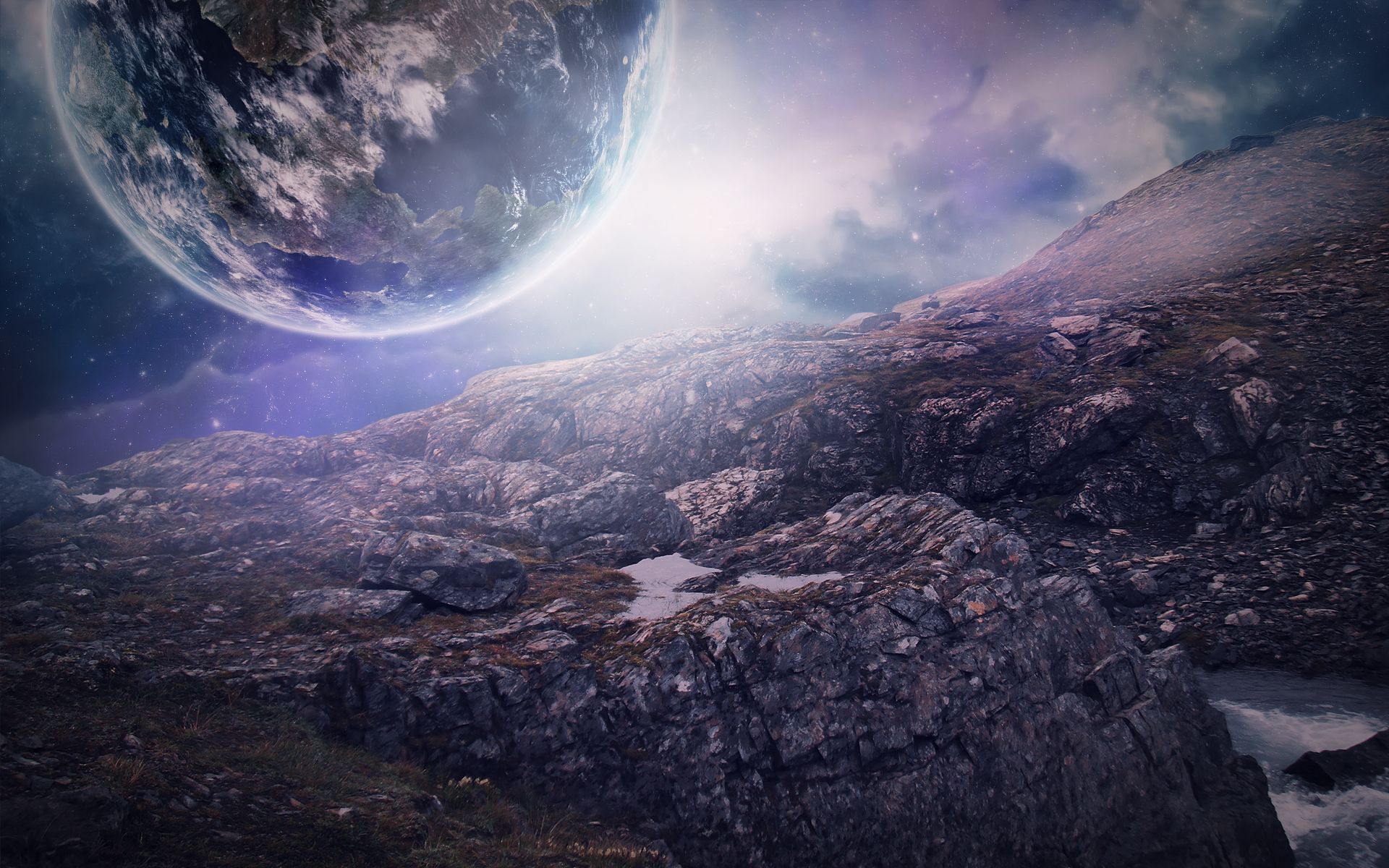 Close Planet Wallpaper