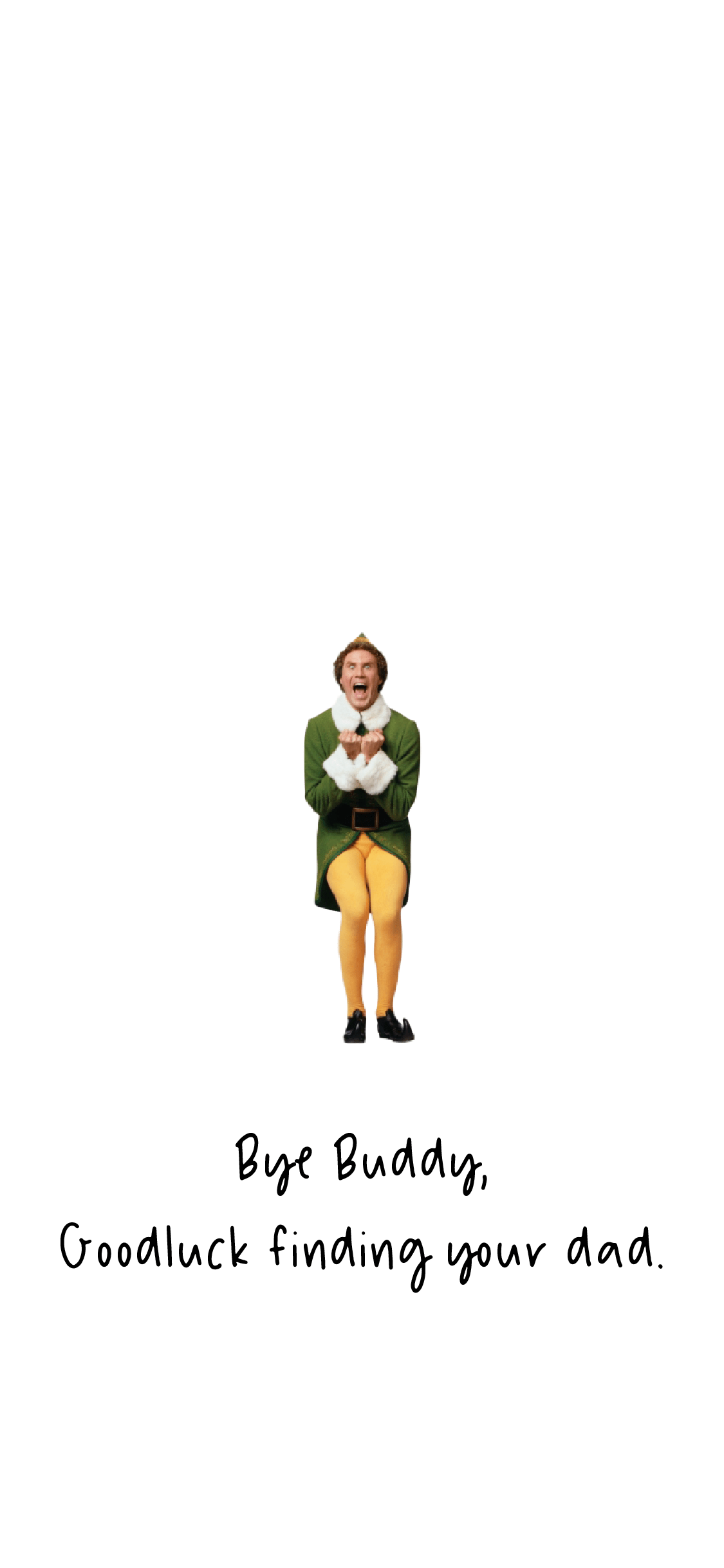 Elf Themed iPhone Wallpaper. Ginger and Ivory