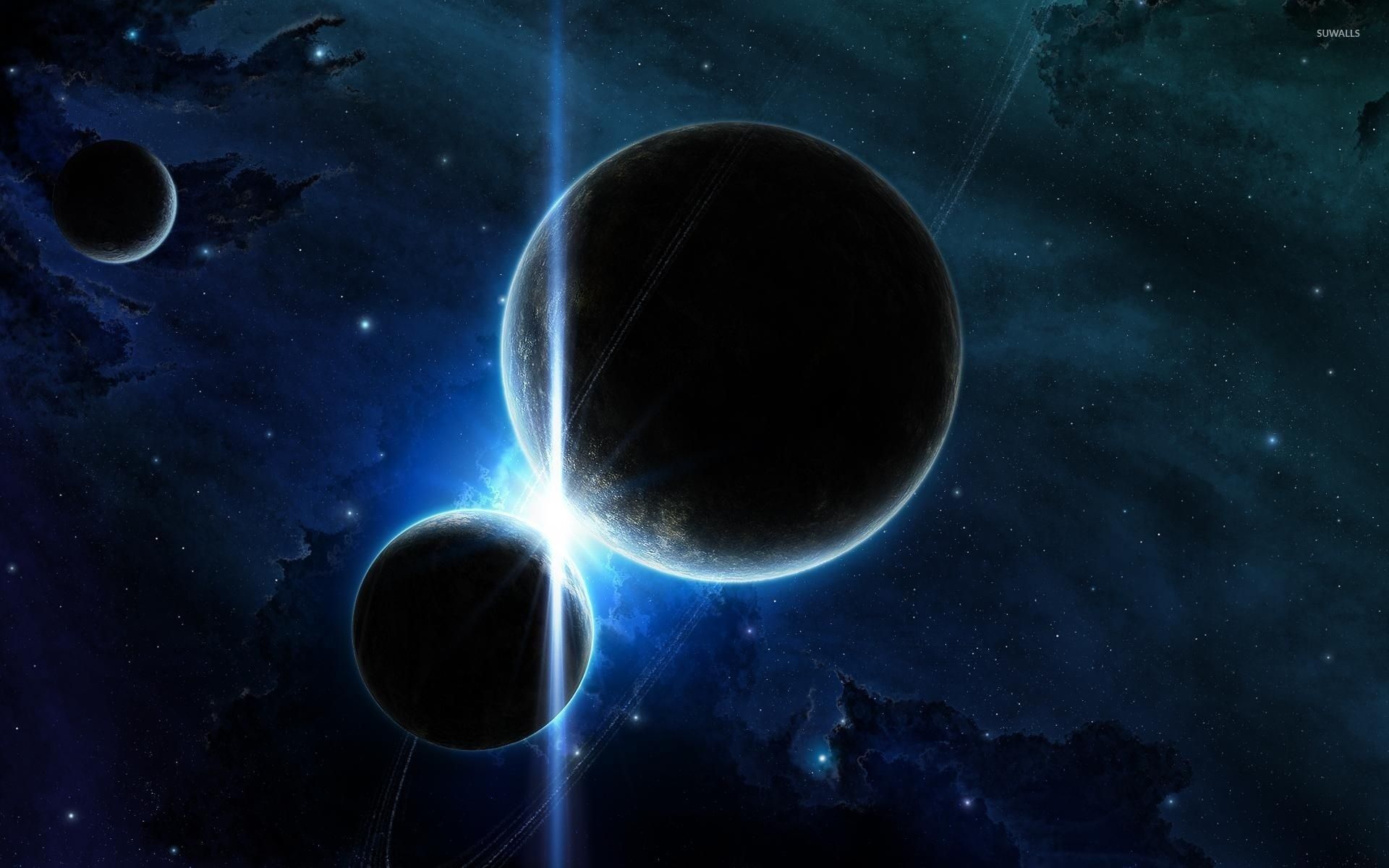 Close planets wallpaper wallpaper