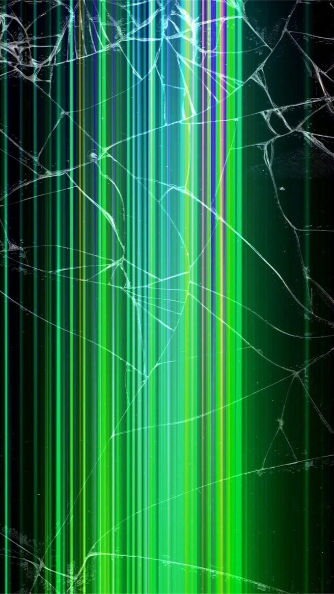 Cracked Screen Phone Wallpaper