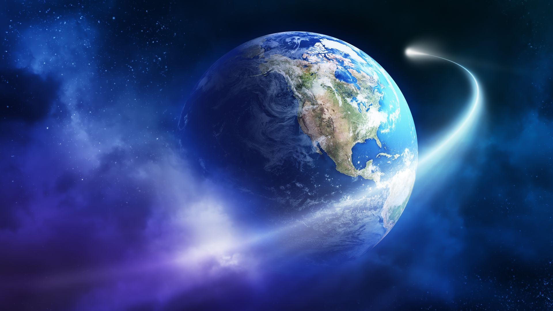 Earth Planet Close Up From Space Wallpaper HD FREE HD WALLPAPERS