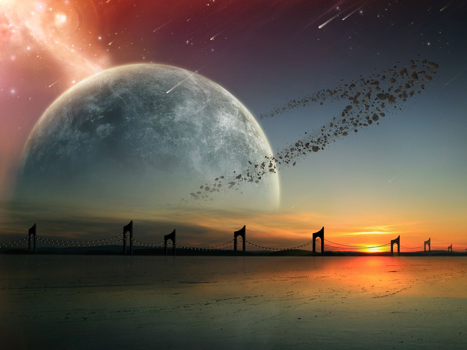 Planet Rise Wallpaper and Background HD Wallpaper of Planet Rise