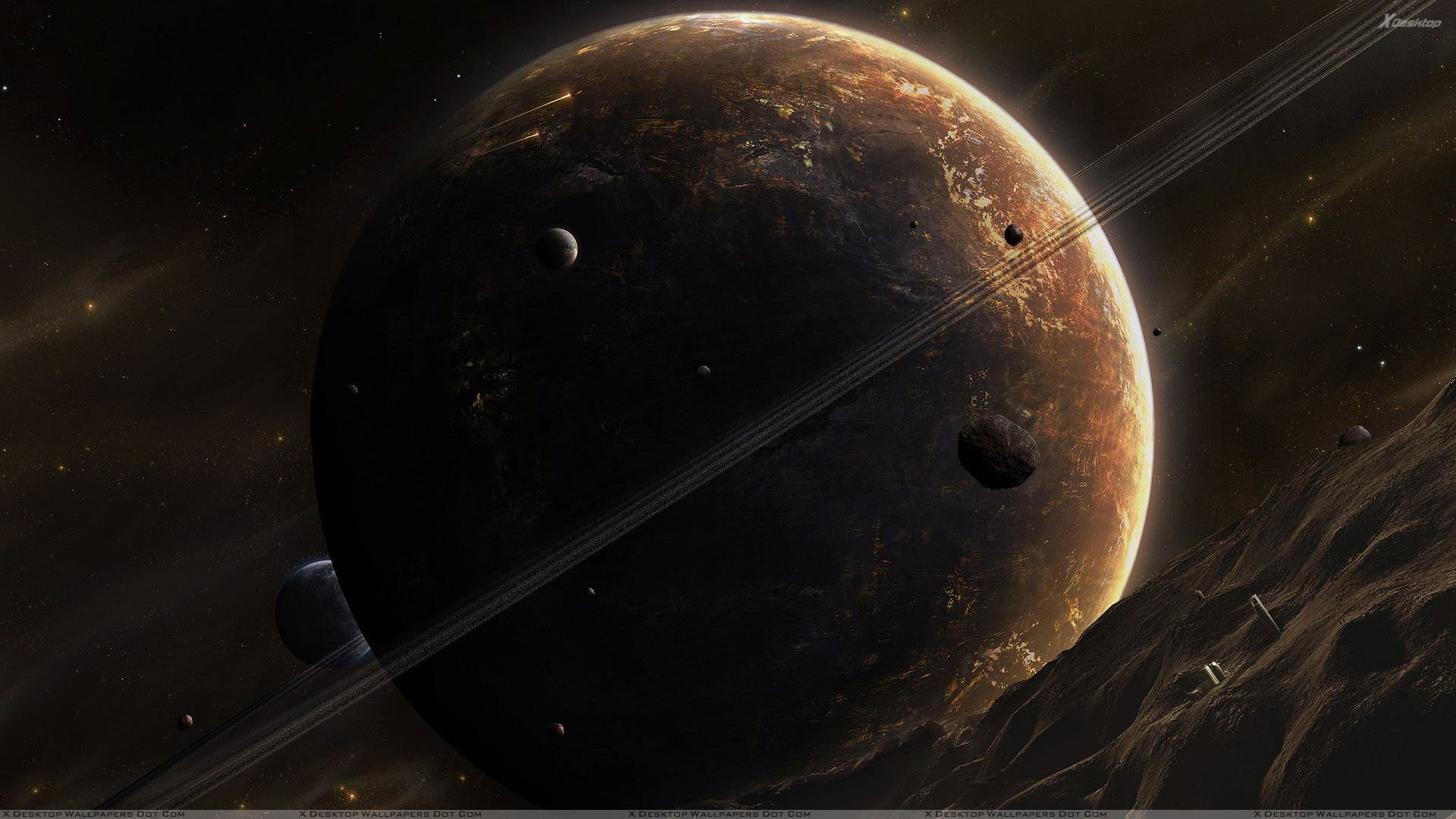 Planet Closeup View Wallpaper